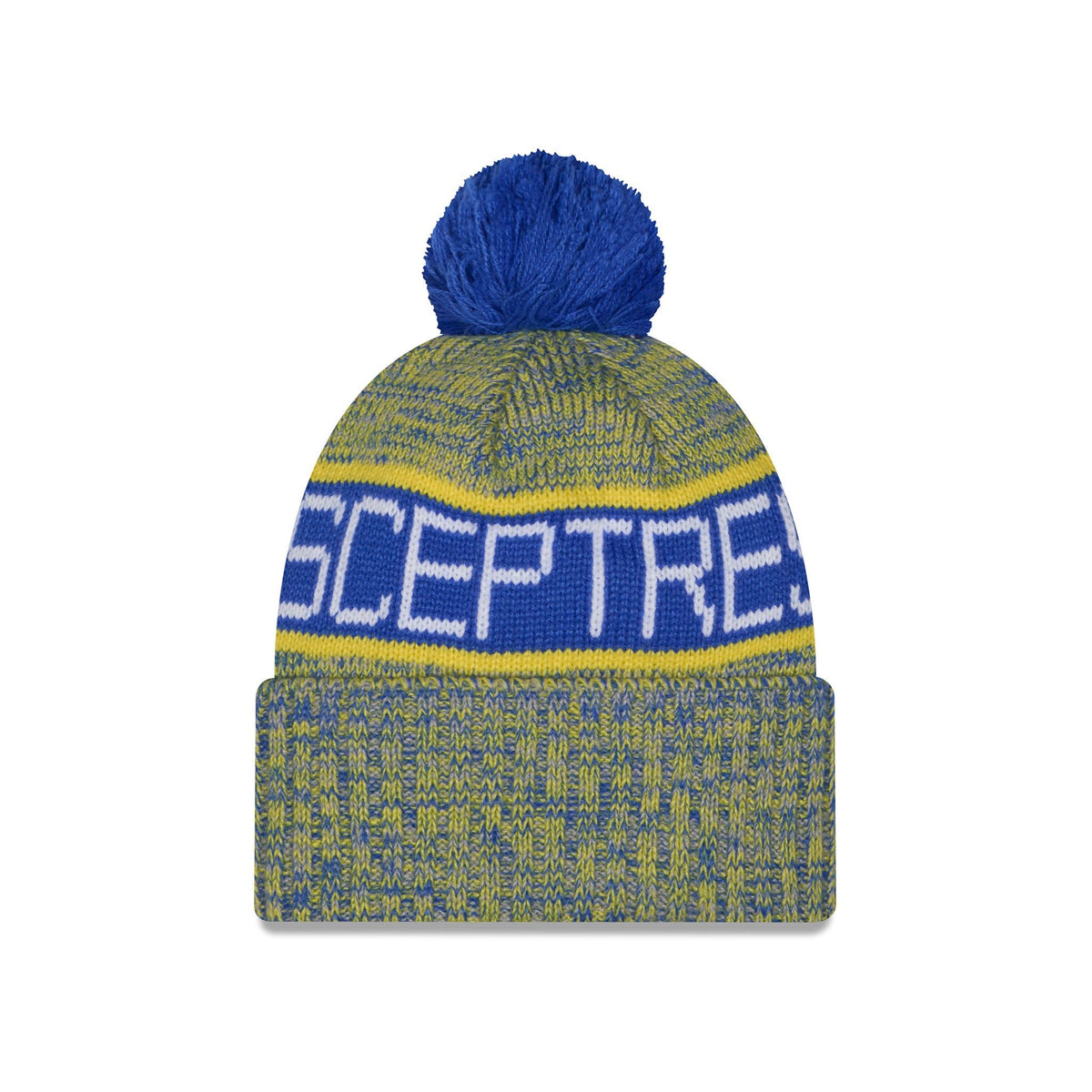 Adult Toronto Sceptres New Era Knit Tri Color Pom Beanie - Beanie in