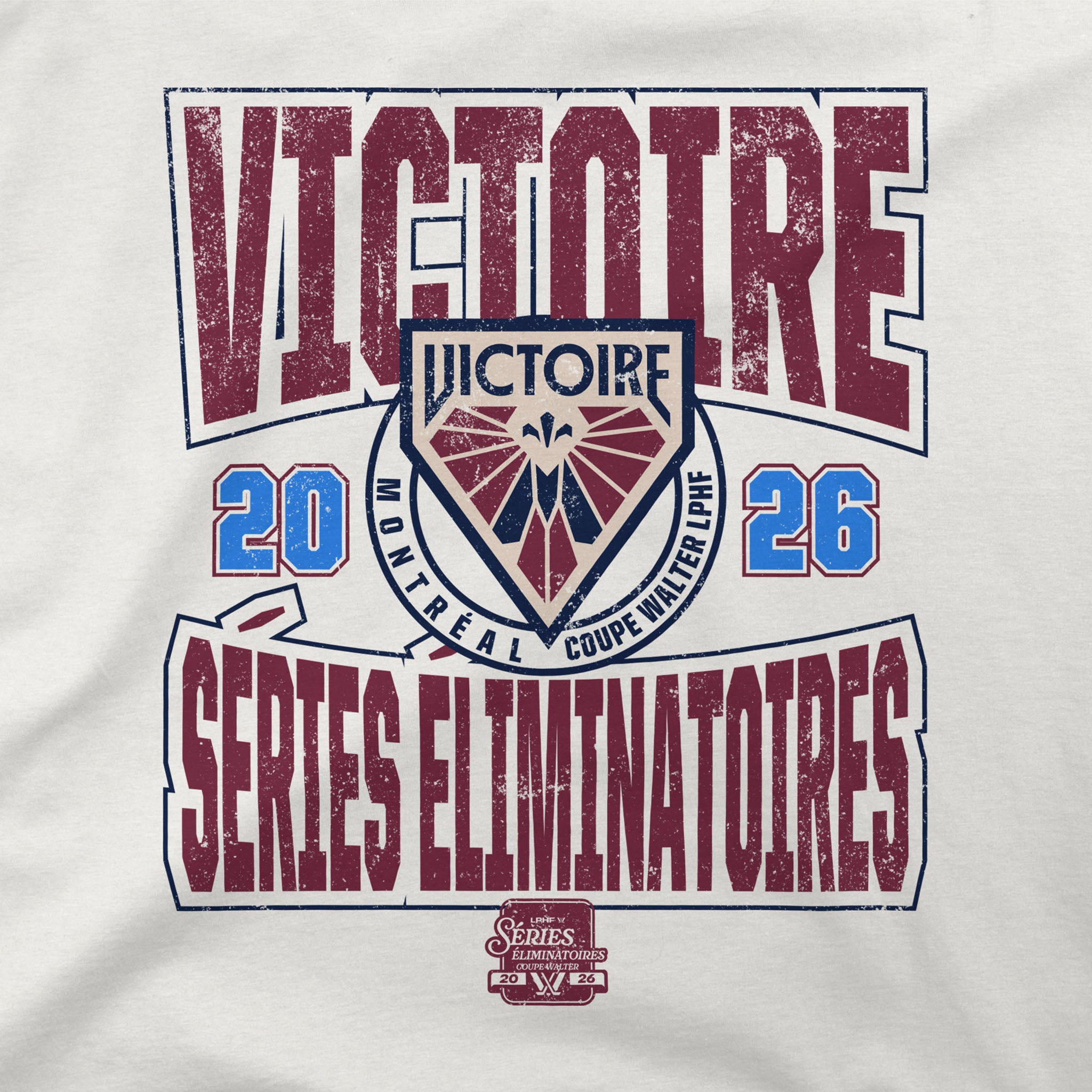 Adult Montreal Victoire Stadium Essentials Playoffs Voyage 2026 Crew - Crewneck in S