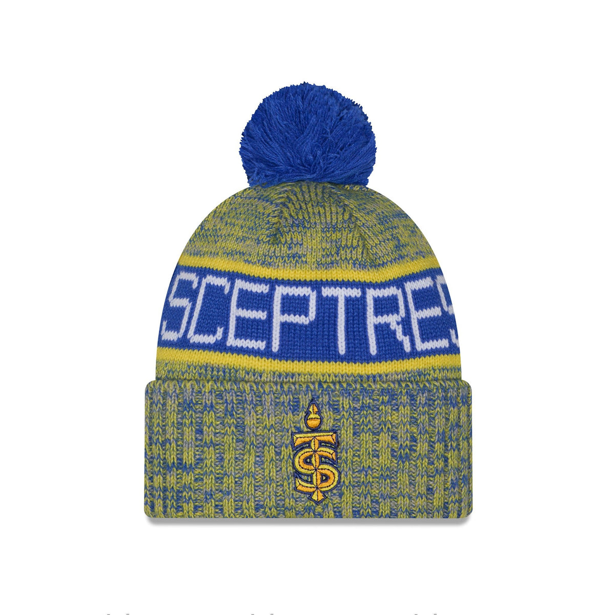 Adult Toronto Sceptres New Era Knit Tri Color Pom Beanie - Beanie in
