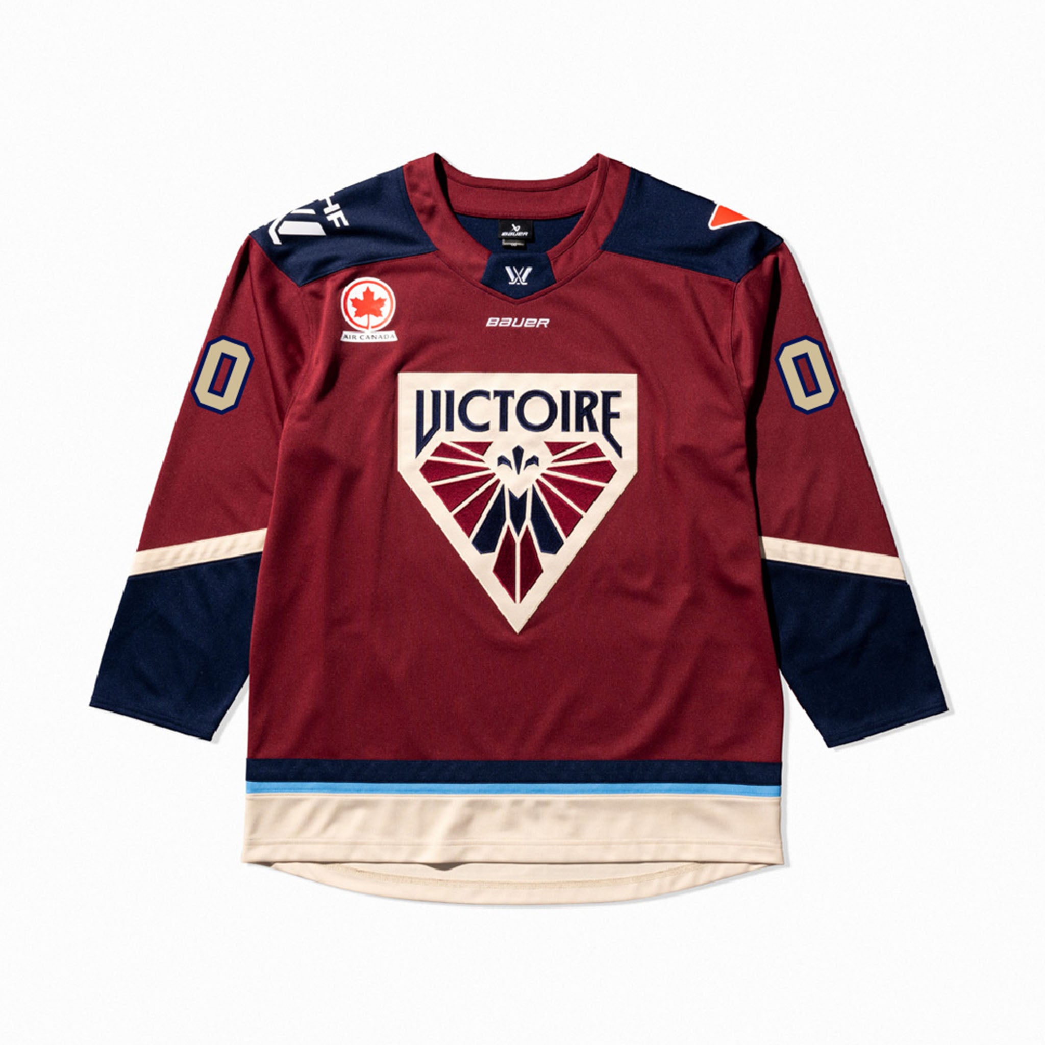 Youth Montreal Victoire Player Roster Bauer Replica Home Jersey - Jersey in Youth S/M