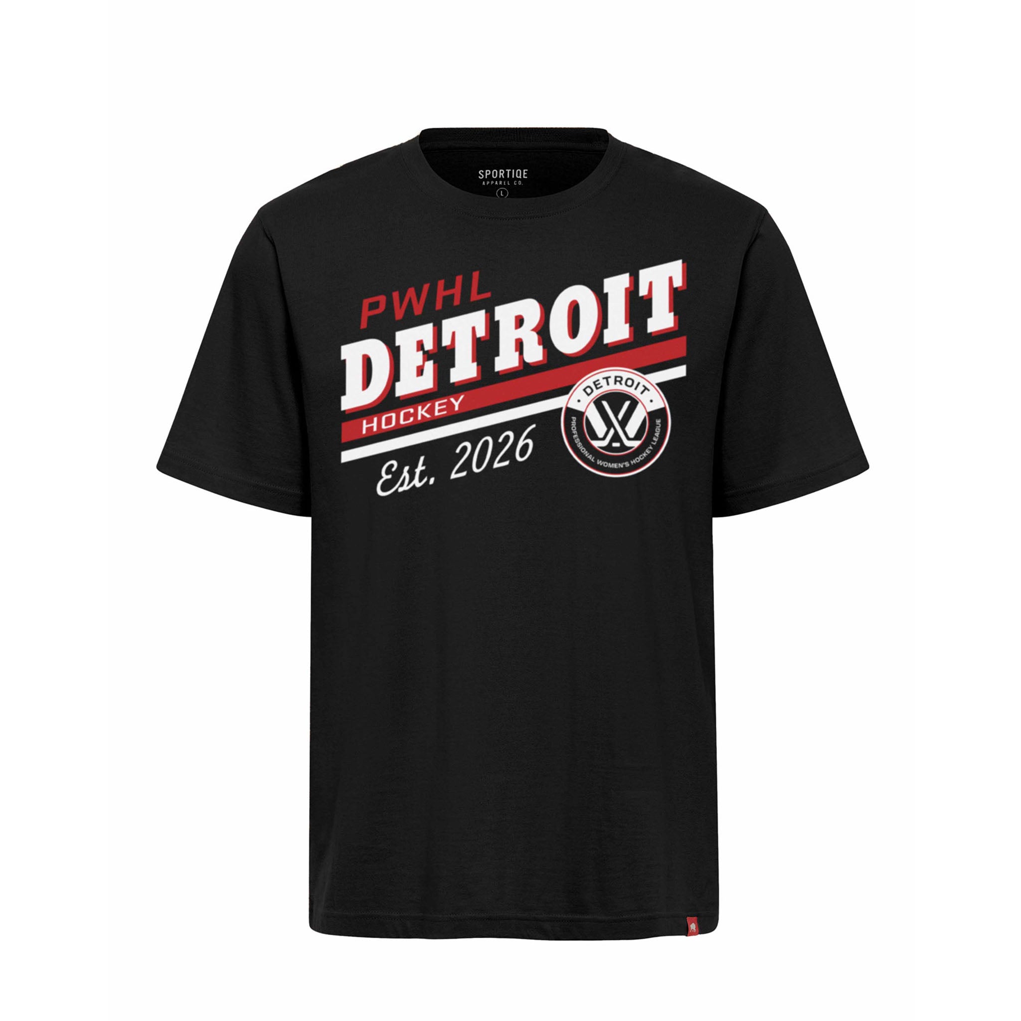 Adult PWHL Detroit Sportiqe Duke T-Shirt - T-Shirt in S