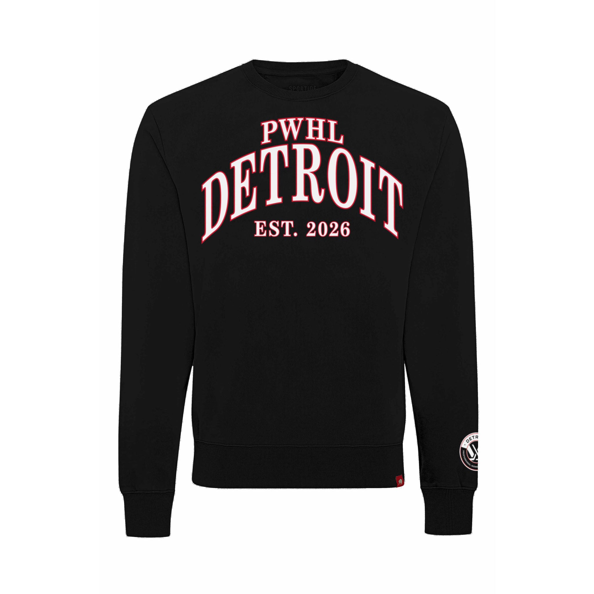 Adult PWHL Detroit Sportiqe Biltmore Crew - Crewneck in S