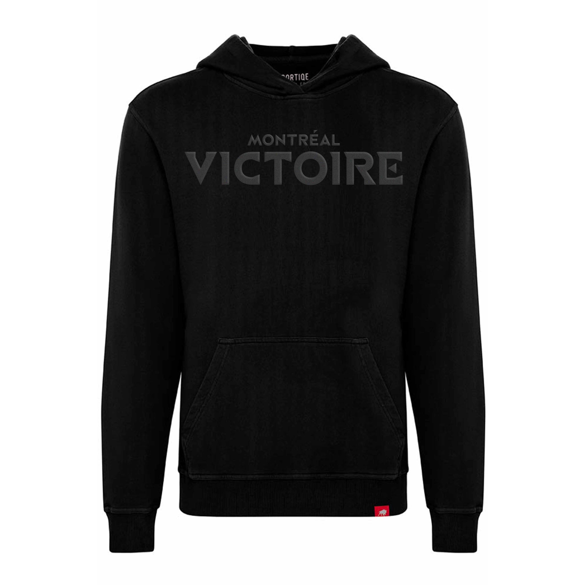 Adult Montreal Victoire Sportiqe Puff Ink Logo Drake Hoodie - Hoodie in Black