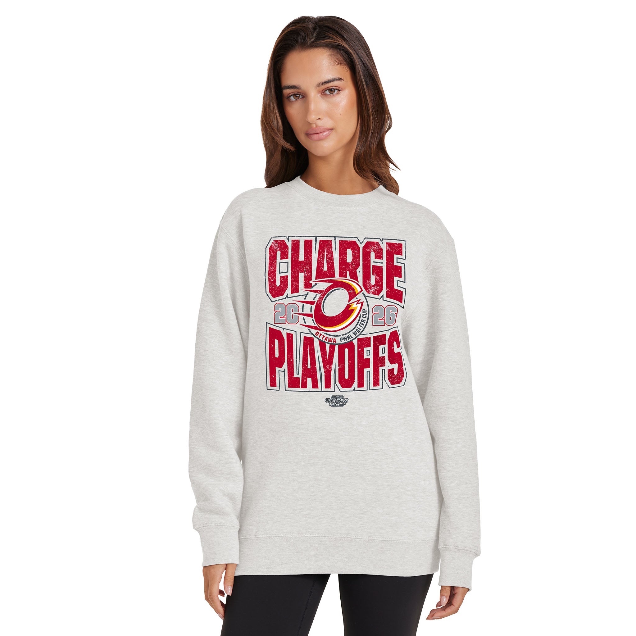 Adult Ottawa Charge Stadium Essentials Playoffs Voyage 2026 Crew - Crewneck in S