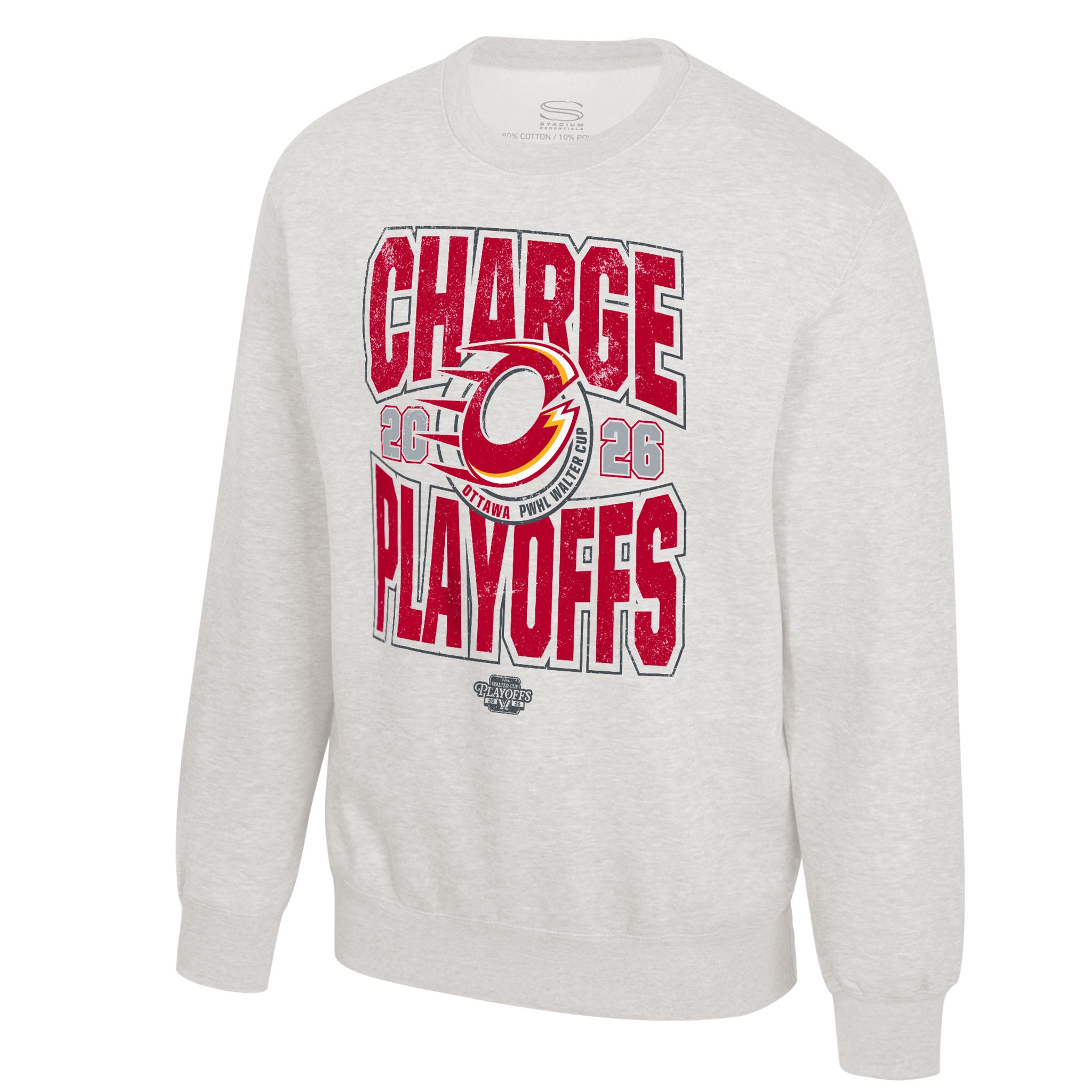 Adult Ottawa Charge Stadium Essentials Playoffs Voyage 2026 Crew - Crewneck in S