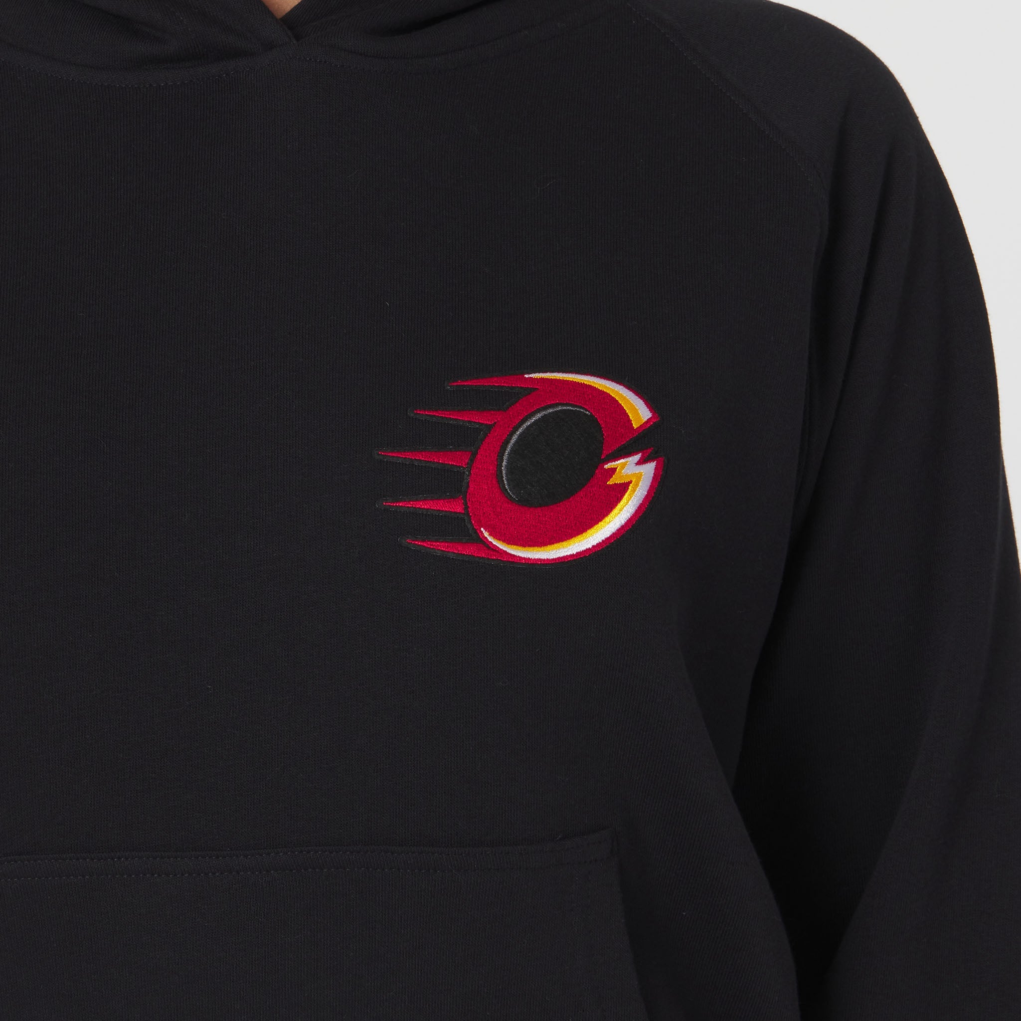 Women's Ottawa Charge Sportiqe Suede Logo Ella Hoodie - Hoodie in Black