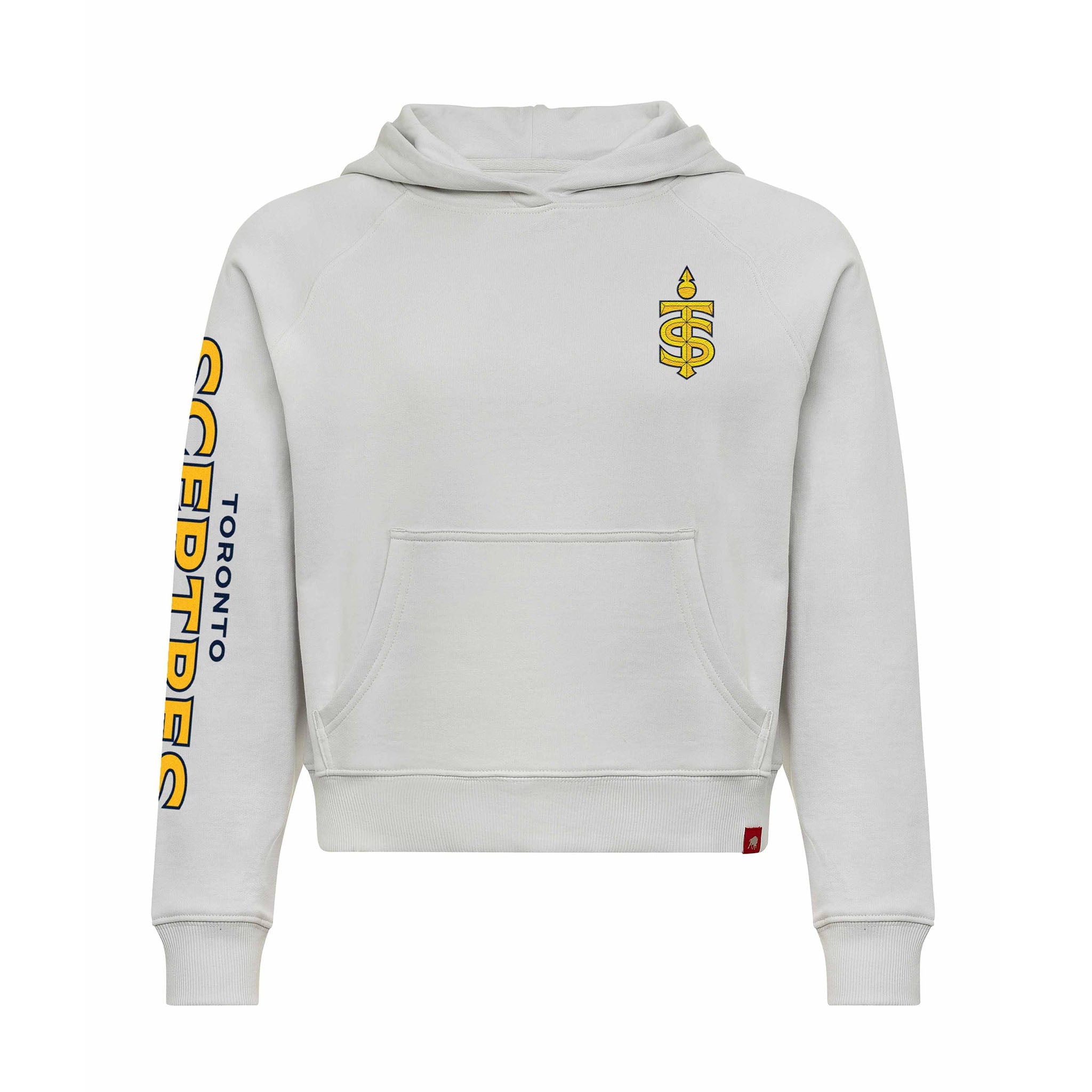 Women's Toronto Sceptres Sportiqe Suede Logo Ella Hoodie - Hoodie in Stone