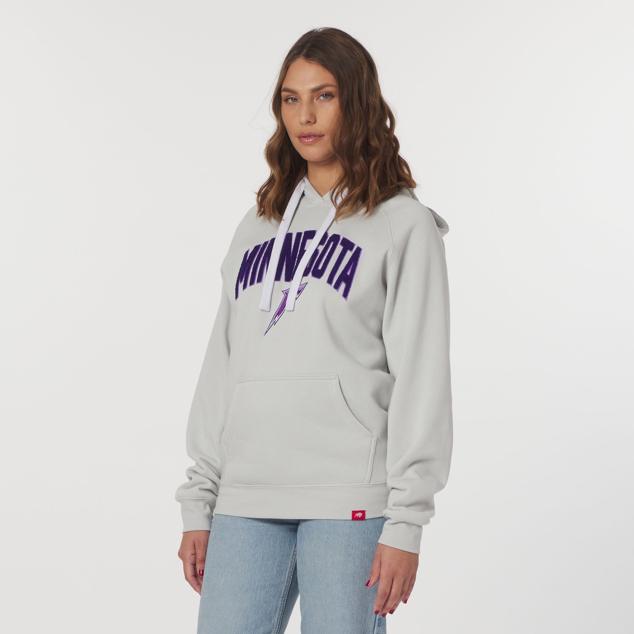 Adult Minnesota Frost Sportiqe Chenille Olsen Hoodie - Hoodie in Stone