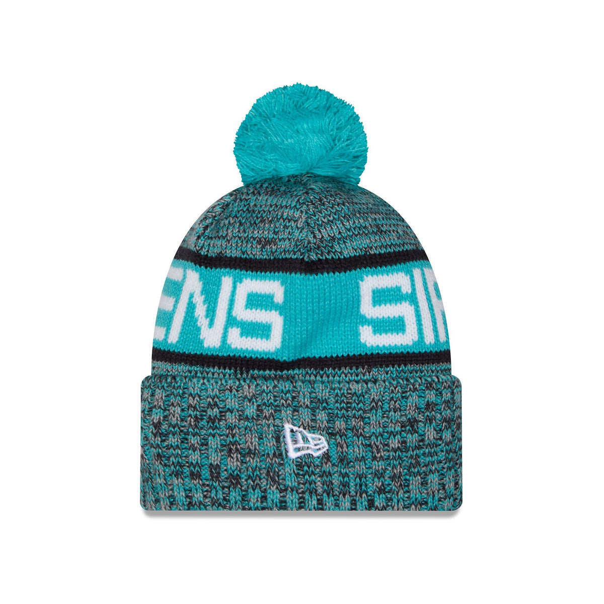 Adult New York Sirens New Era Knit Tri Color Pom Beanie - Beanie in