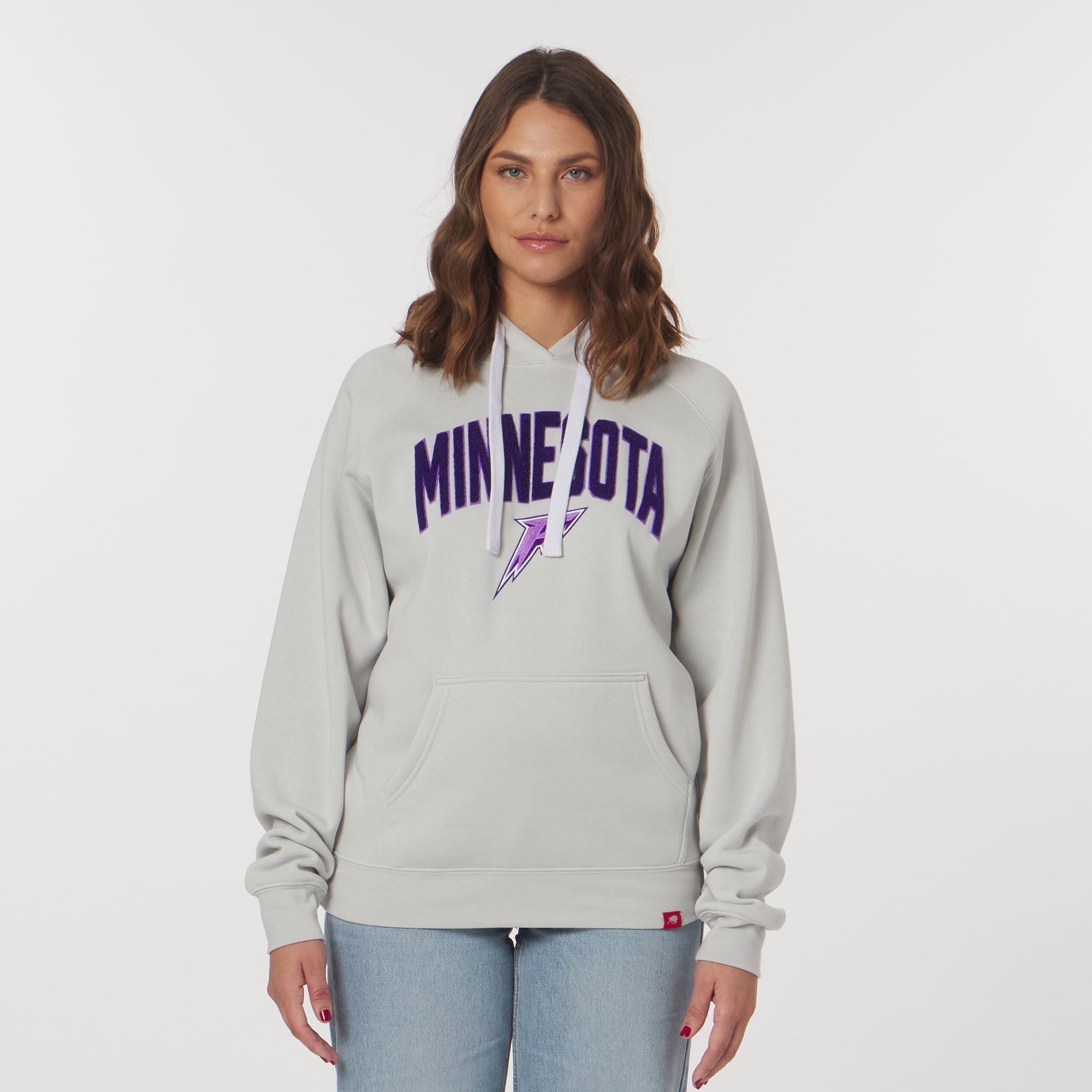 Adult Minnesota Frost Sportiqe Chenille Olsen Hoodie - Hoodie in Stone