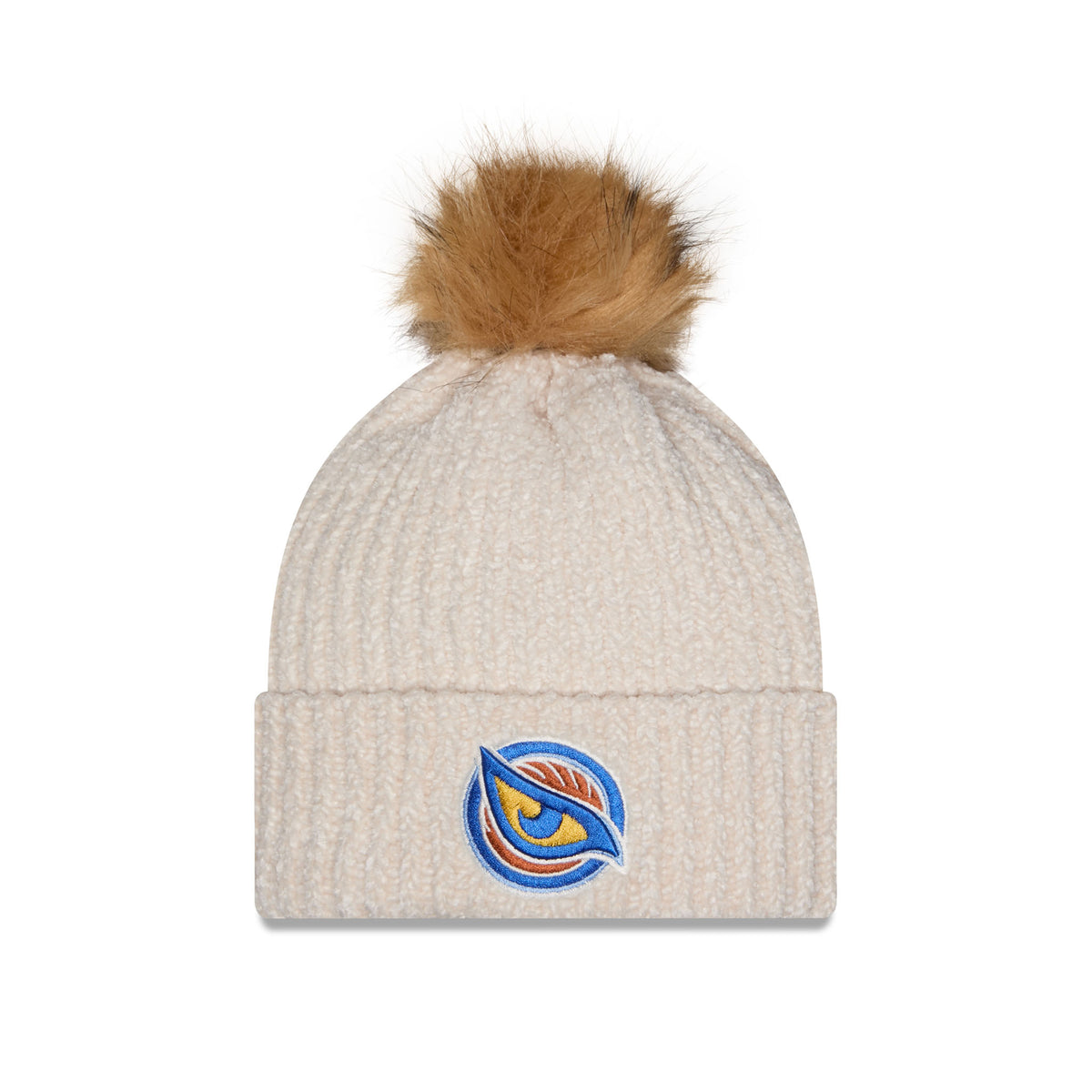 Adult Vancouver Goldeneyes New Era Logo Knit Pom Beanie - Beanie in