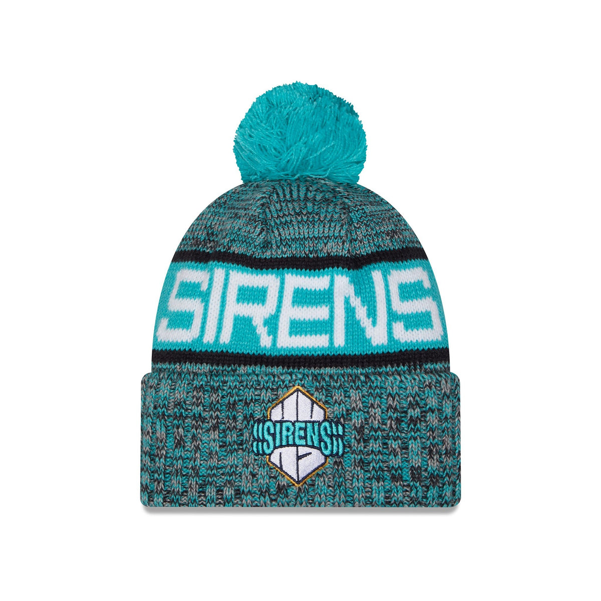 Adult New York Sirens New Era Knit Tri Color Pom Beanie - Beanie in