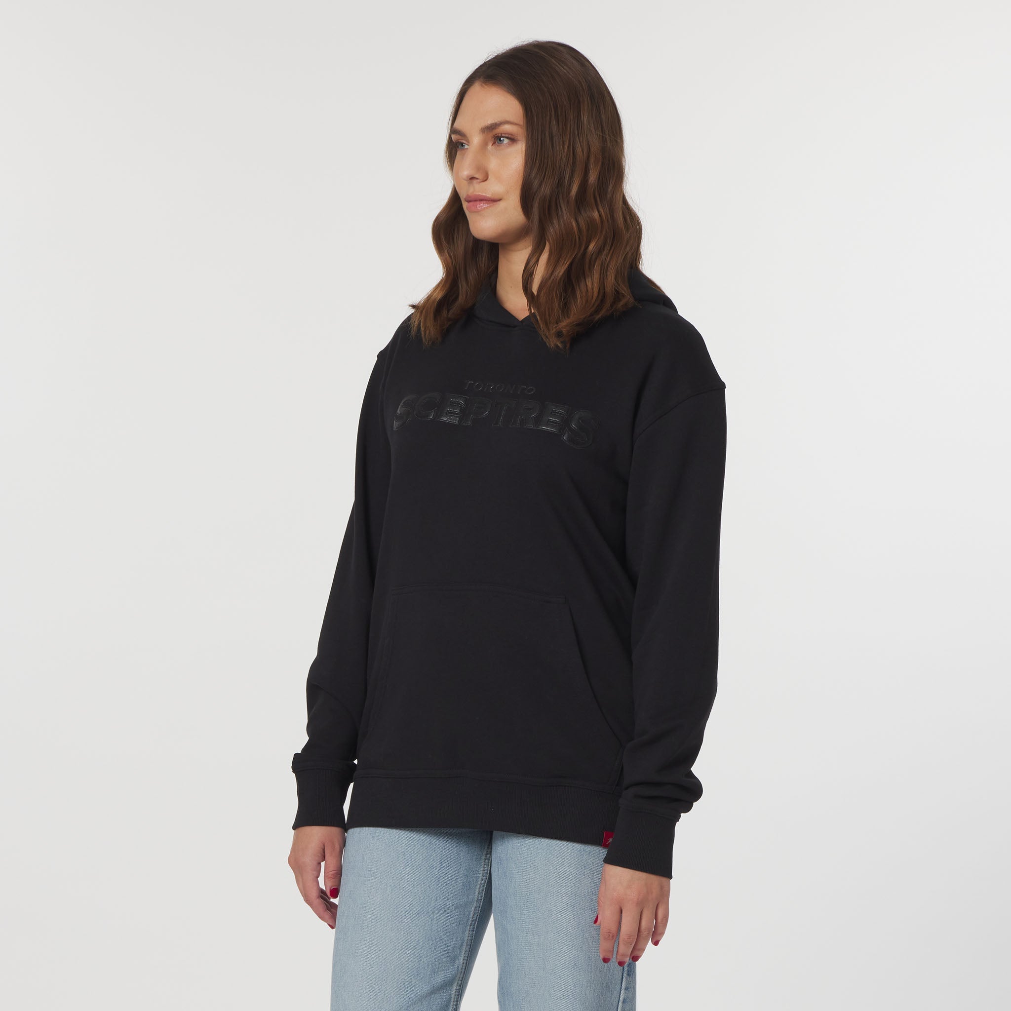 Adult Toronto Sceptres Sportiqe Puff Ink Logo Drake Hoodie - Hoodie in Black
