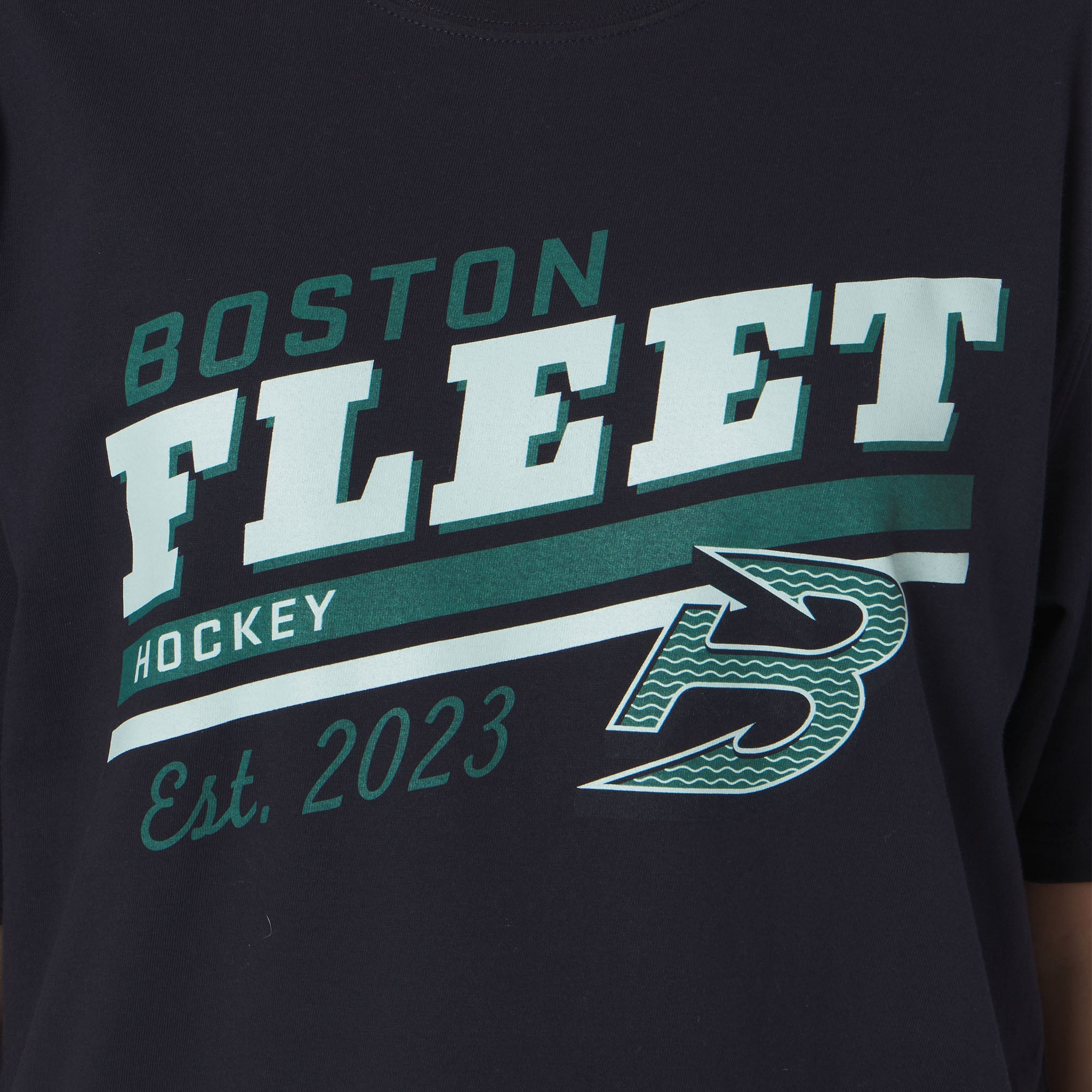 Adult Boston Fleet Sportiqe Graphic Duke T-Shirt - T-Shirt in Navy