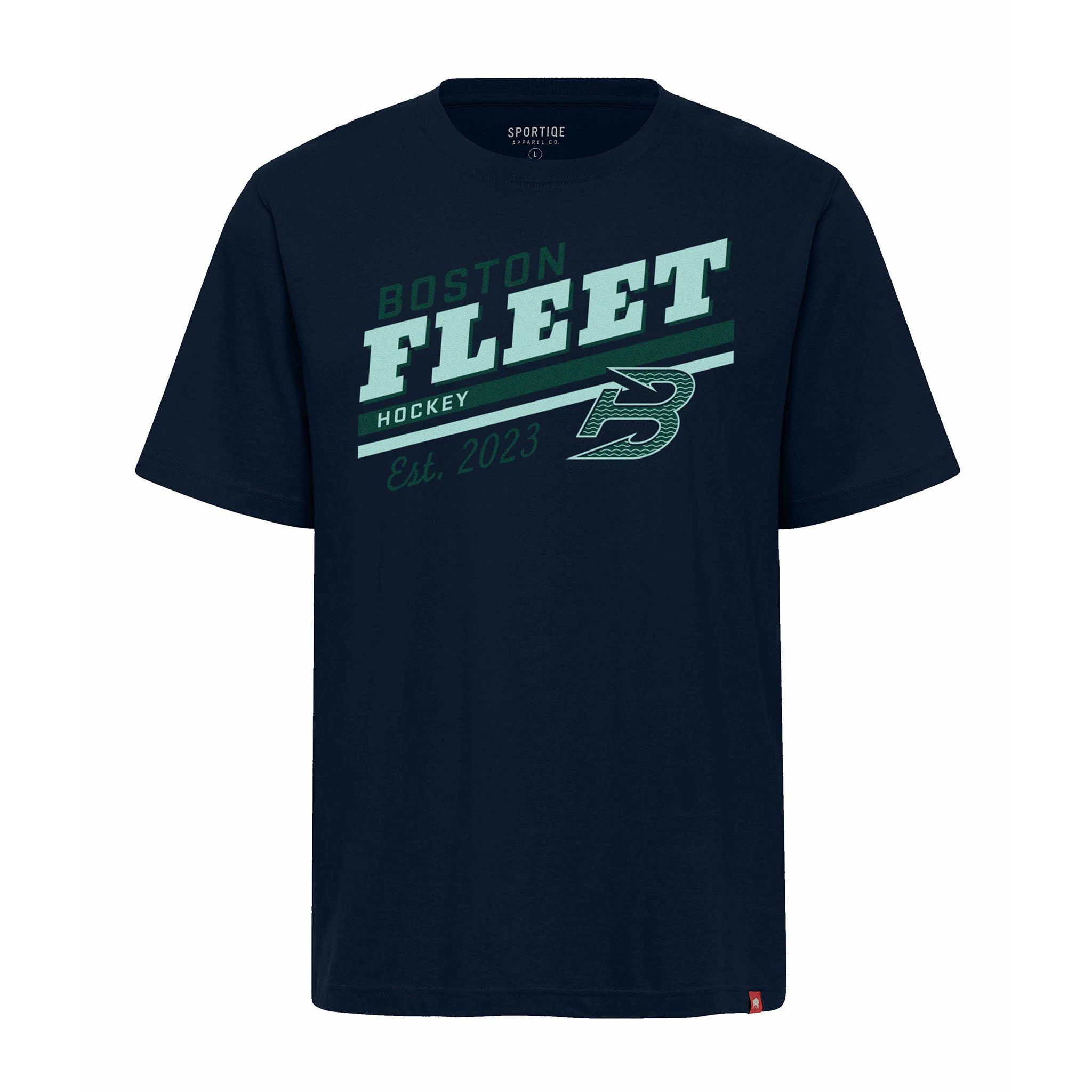 Adult Boston Fleet Sportiqe Graphic Duke T-Shirt - T-Shirt in Navy