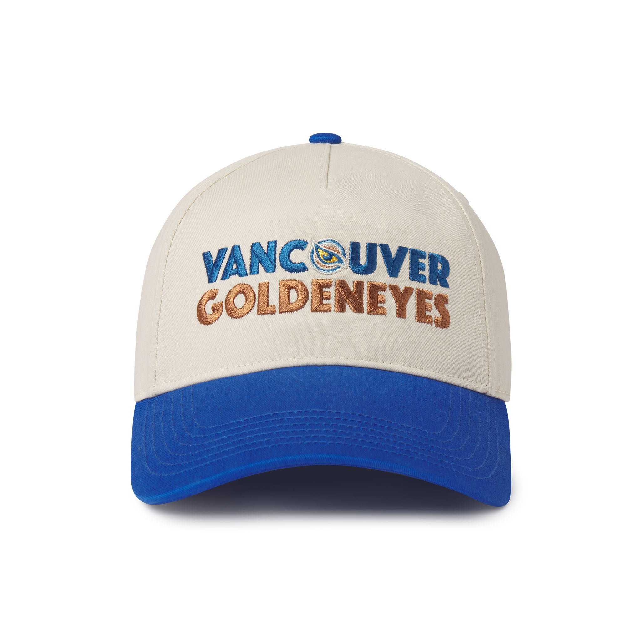 Adult Vancouver Goldeneyes Sportiqe Ranch Wordmark Snapback Hat - Hat in