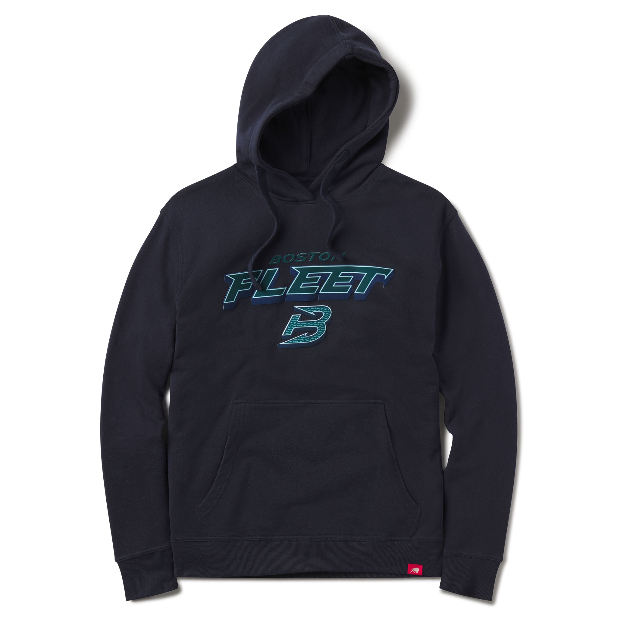 Adult Boston Fleet Sportiqe Velvet Logo Blake Hoodie - Hoodie in Navy
