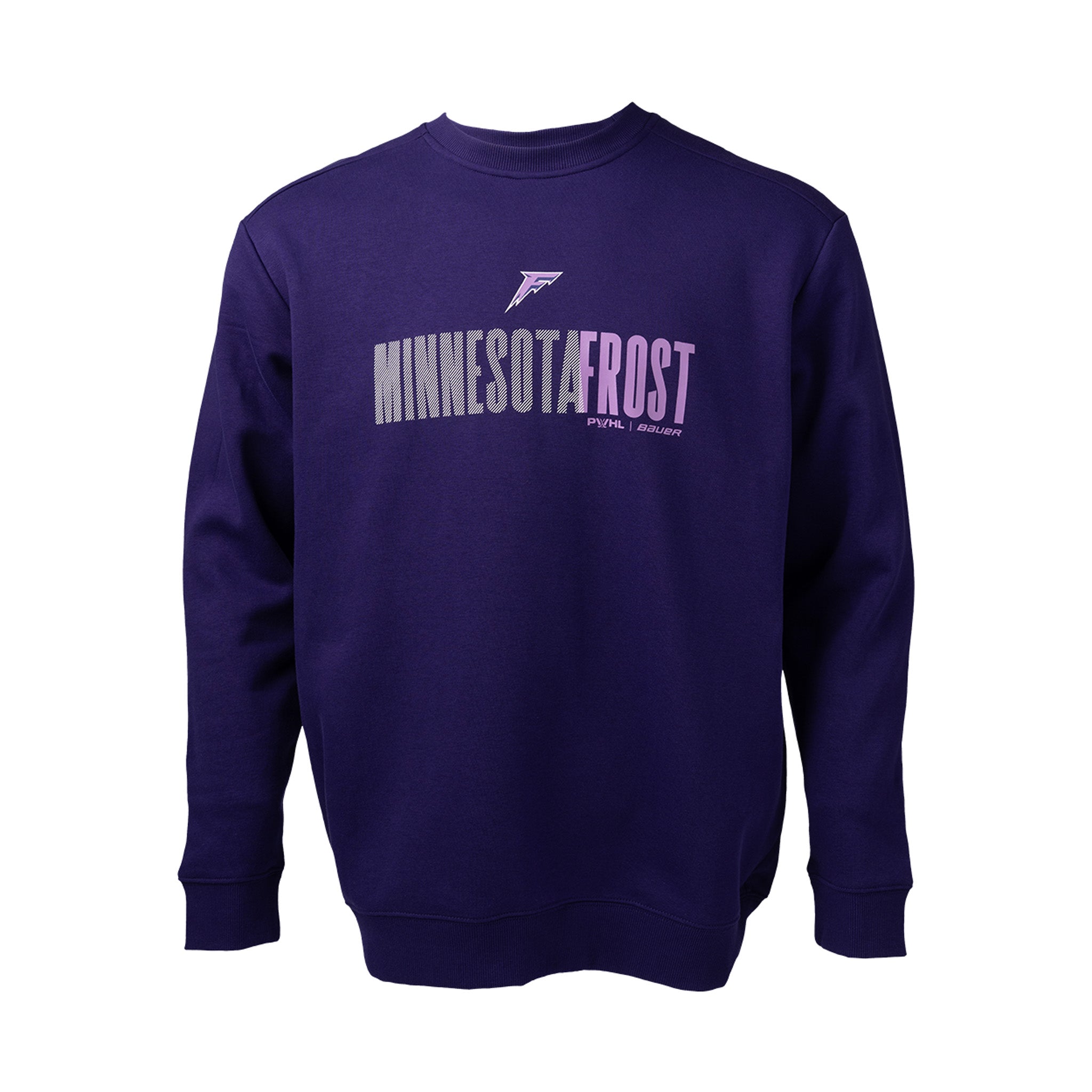 Adult Minnesota Frost Bauer Fleece Crew - Crewneck in Purple