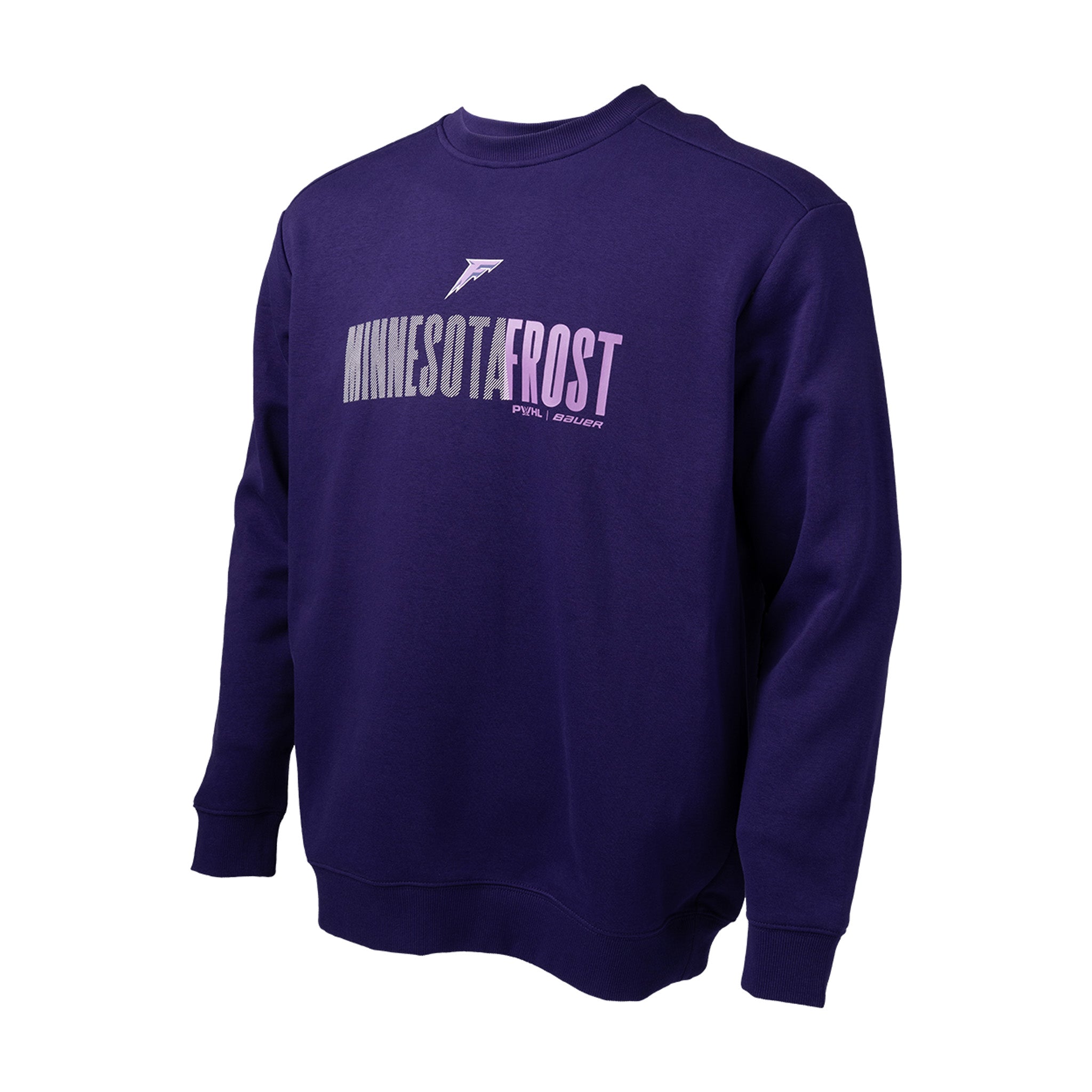 Adult Minnesota Frost Bauer Fleece Crew - Crewneck in Purple