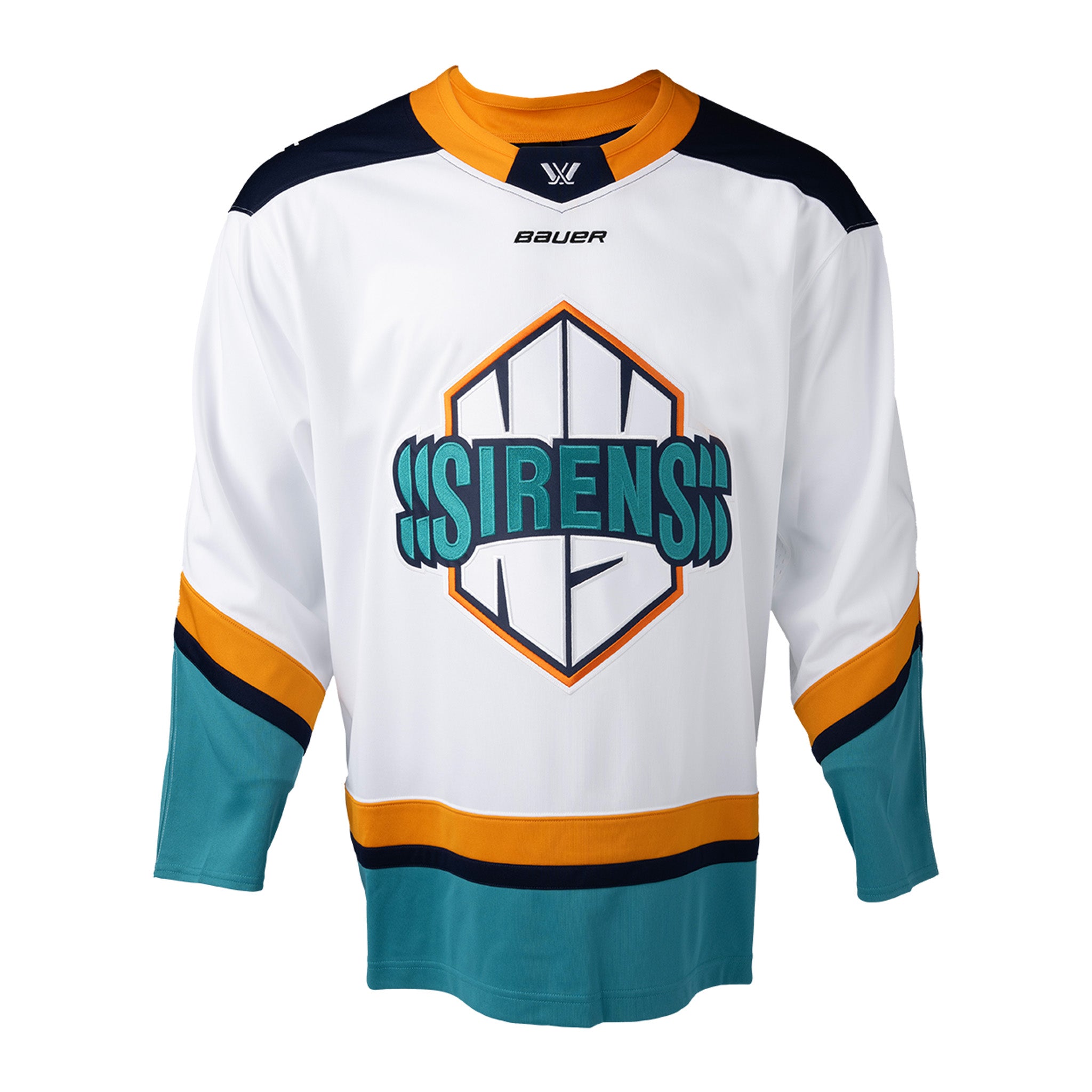 Adult New York Sirens Bauer Replica Away Jersey - Jersey in White