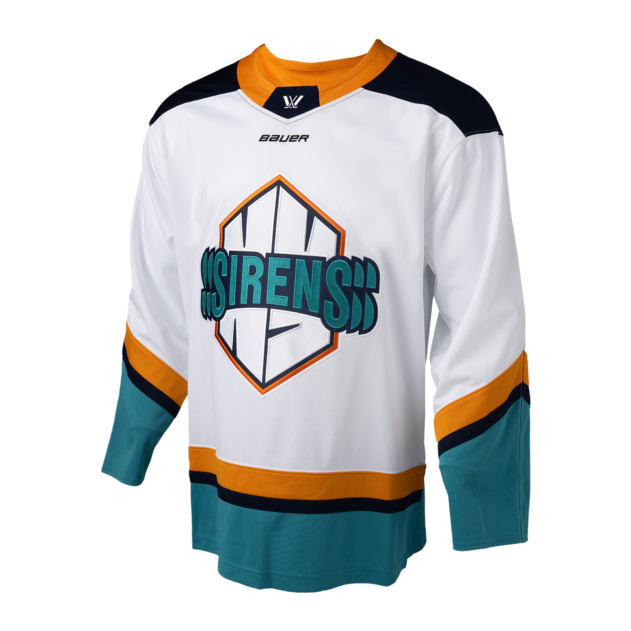 Adult New York Sirens Bauer Replica Away Jersey - Jersey in White