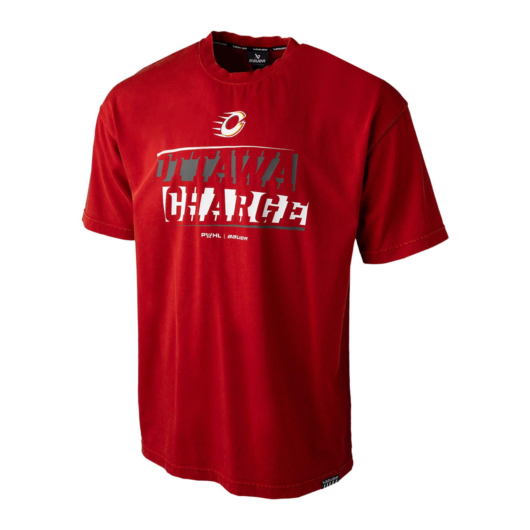 Adult Ottawa Charge Bauer Boxy Graphic T-Shirt - T-shirt in Red