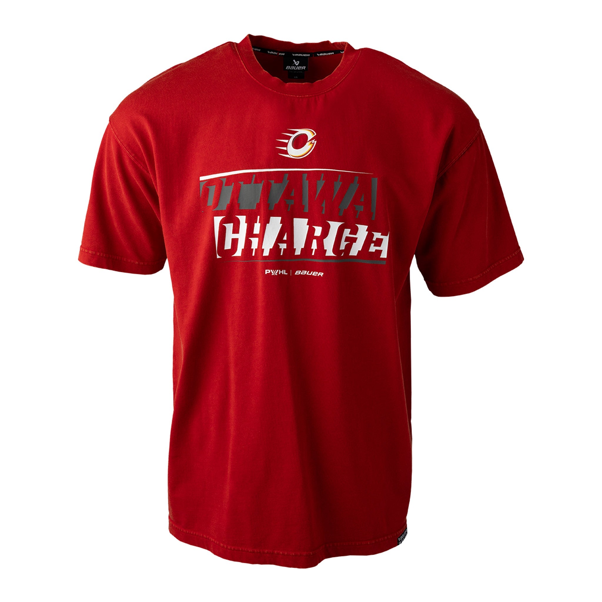 Adult Ottawa Charge Bauer Boxy Graphic T-Shirt - T-shirt in Red