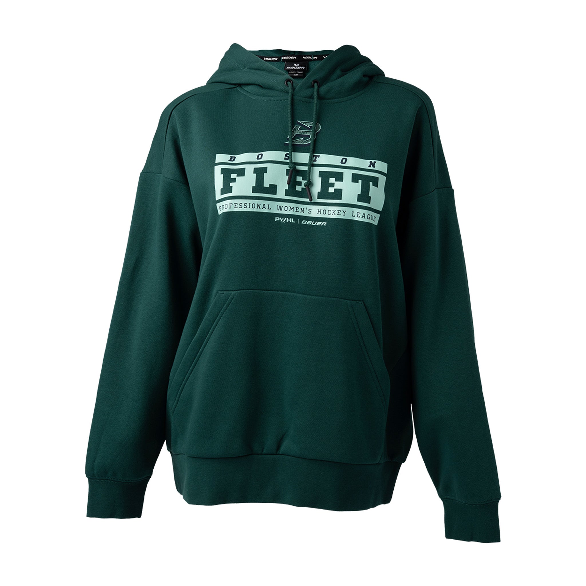 Women's Boston Fleet Bauer Pullover Hoodie - Hoodie in Green