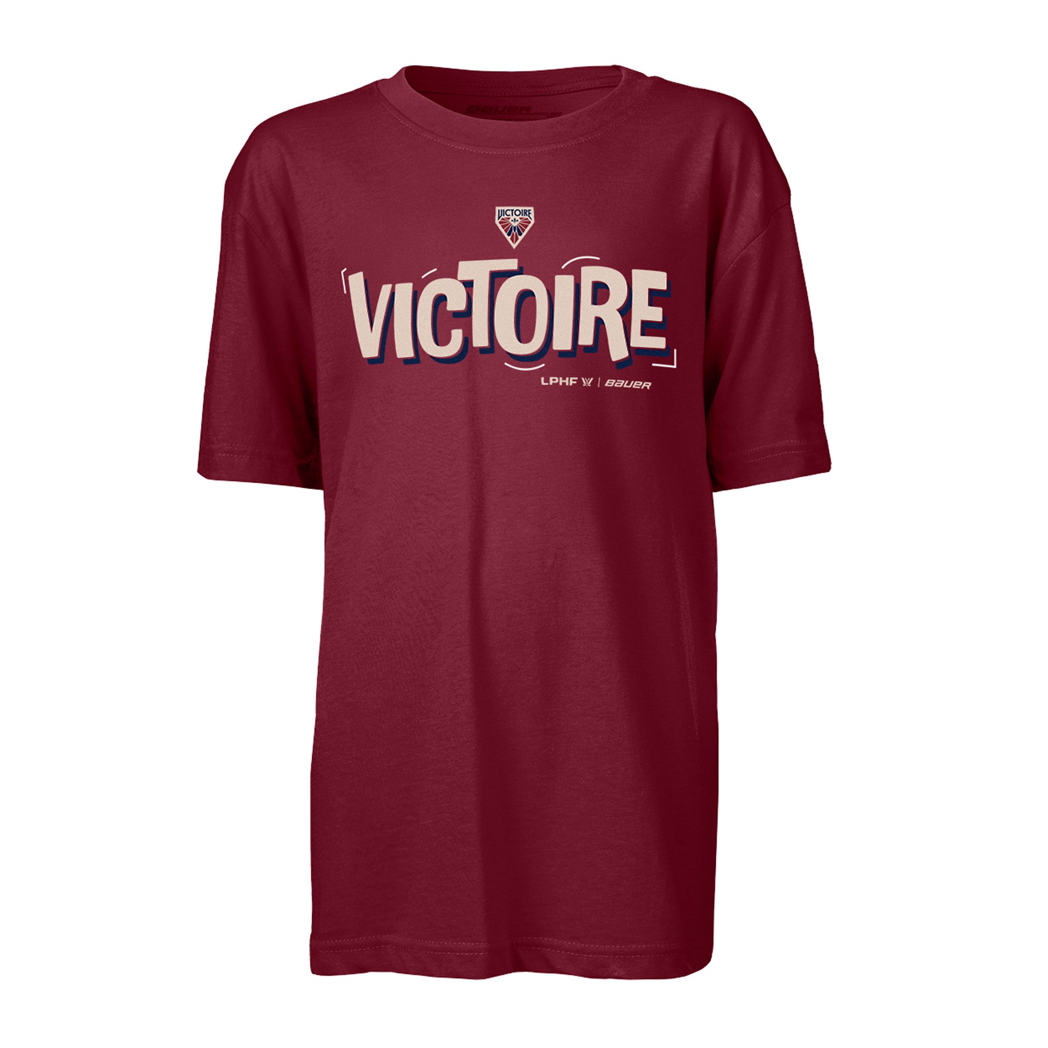 Youth Montreal Victoire Bauer Graphic T-Shirt - T-shirt in Maroon