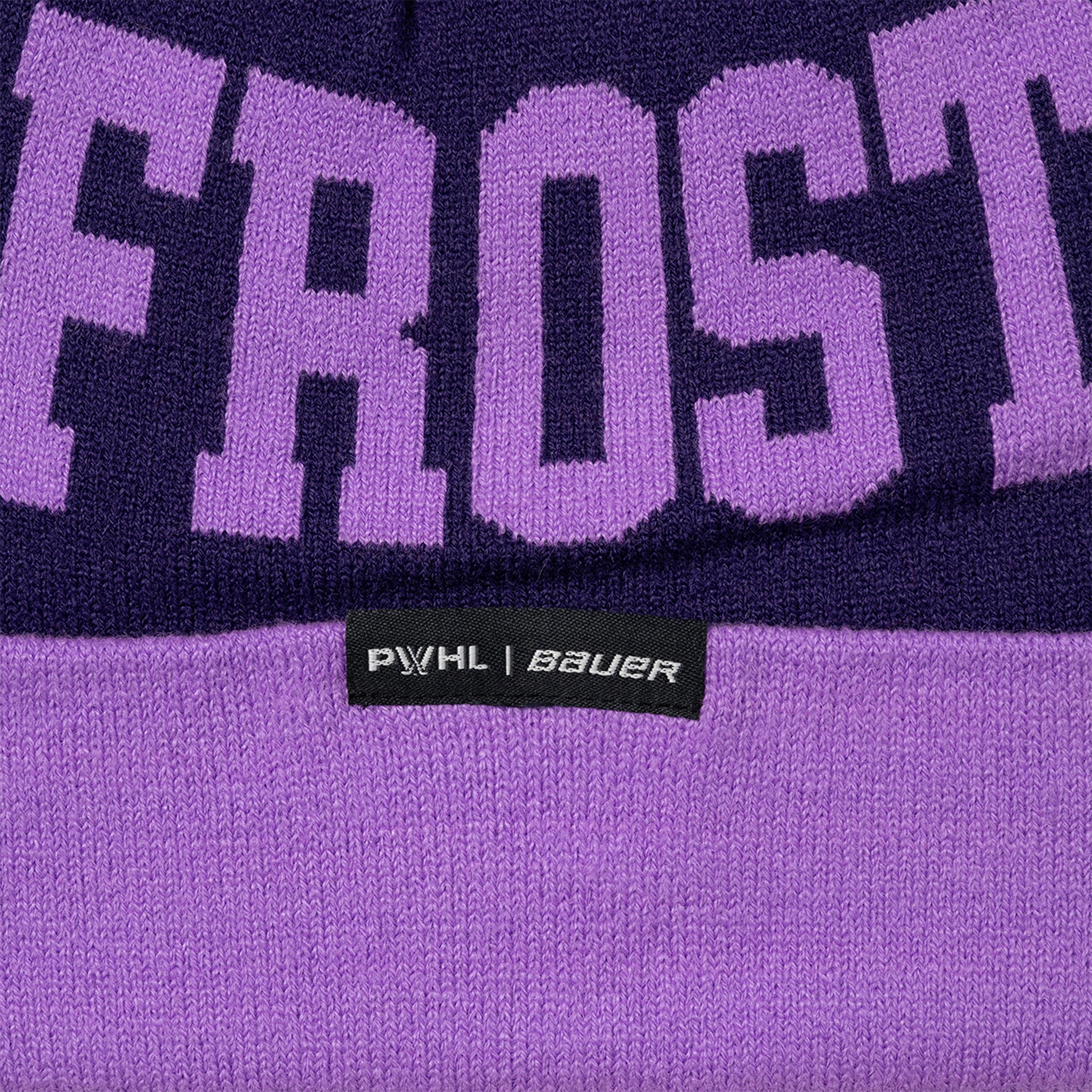 Adult Minnesota Frost Bauer Knit Pom II - Hat in Purple