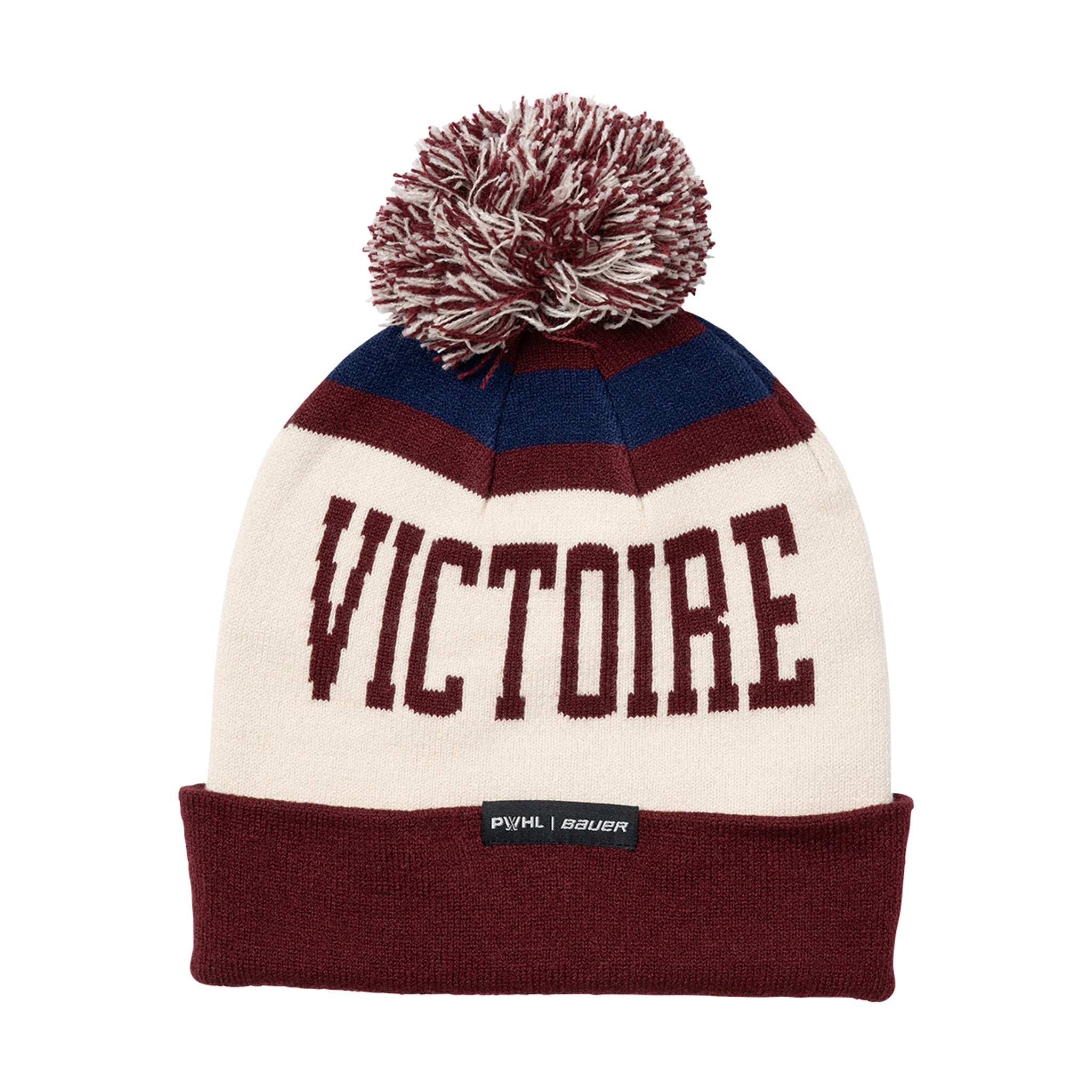 Adult Montreal Victoire Bauer Knit Pom II - Hat in Maroon