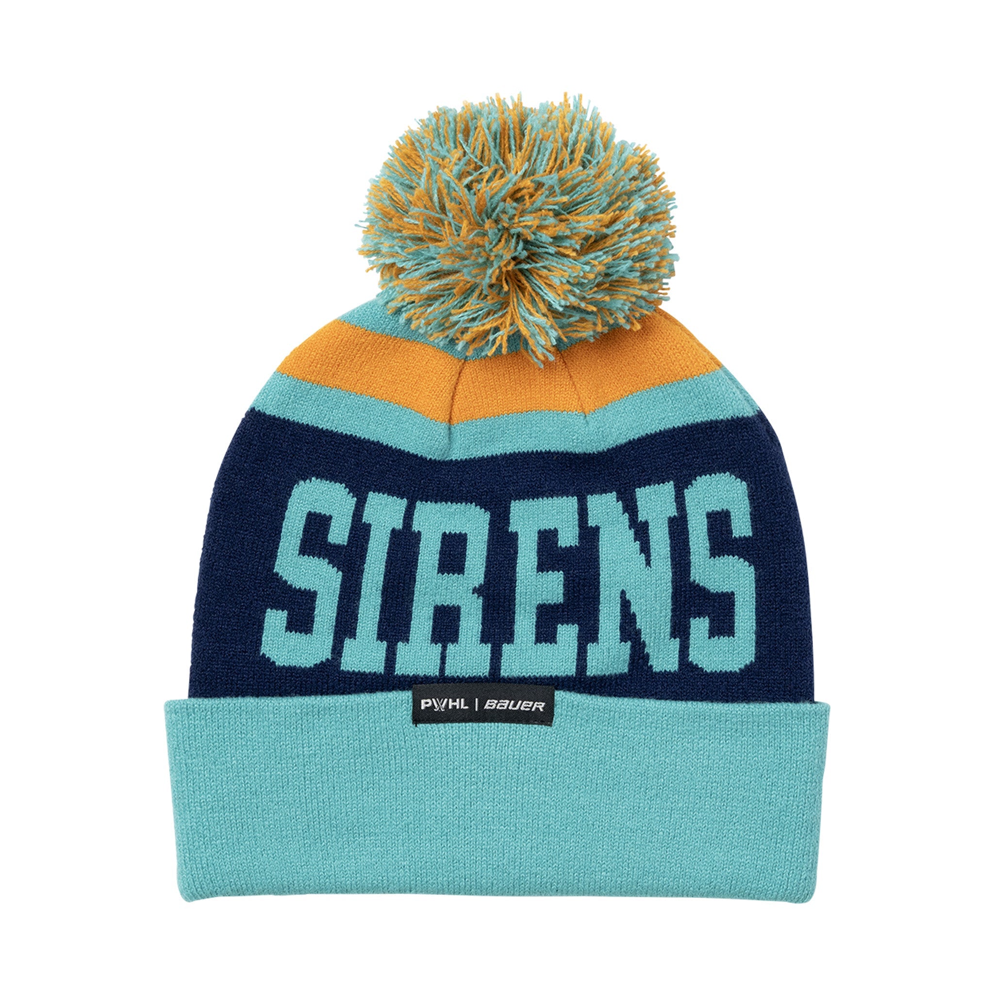 Adult New York Sirens Bauer Knit Pom II - Hat in Teal