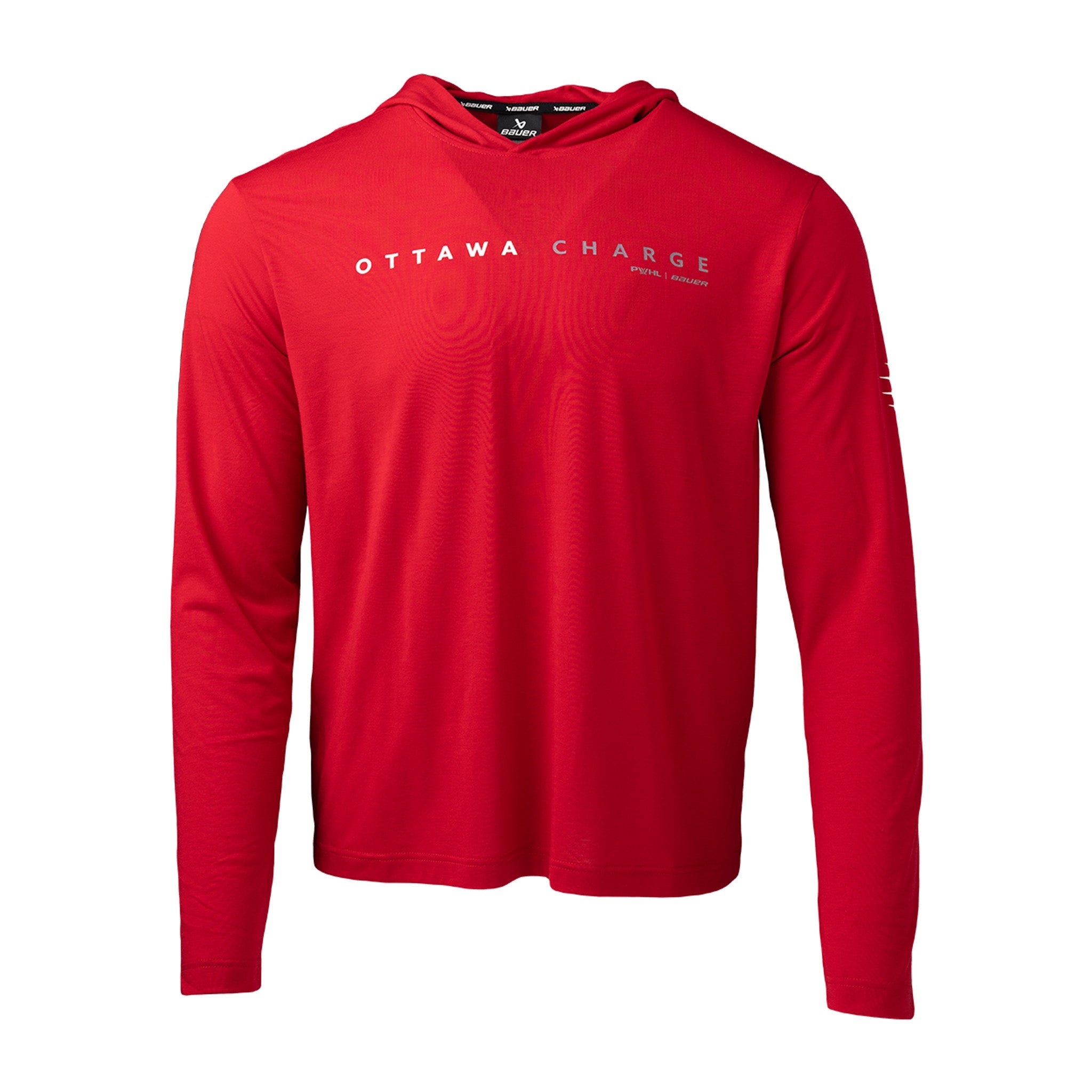 Adult Ottawa Charge Bauer Lightweight Hoodie - Hoodie in Red