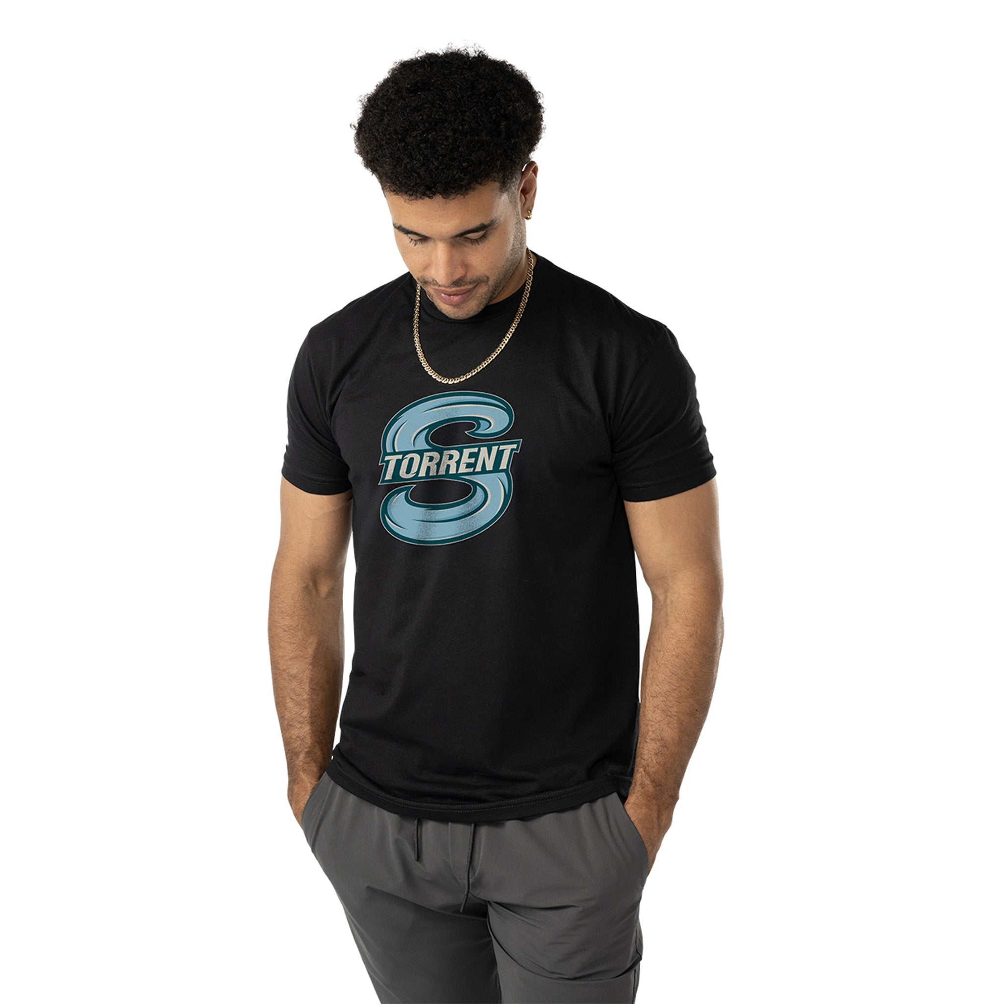 Adult Seattle Torrent Bauer Logo T-Shirt - T-Shirt in Black