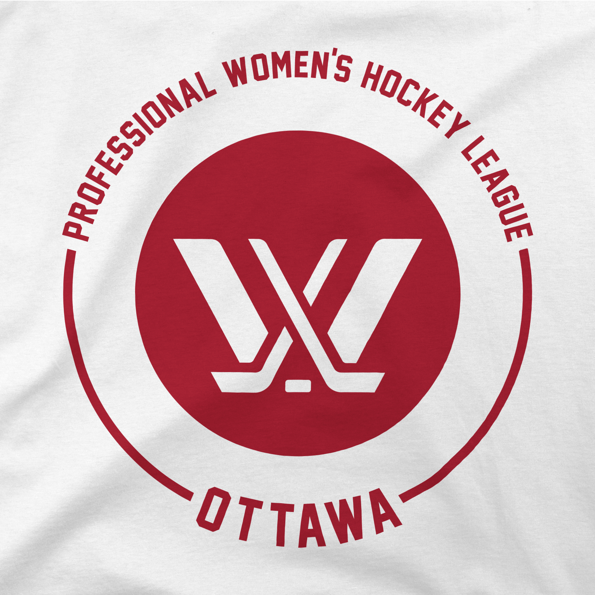 Ottawa Puck T-Shirt - T-Shirt in White