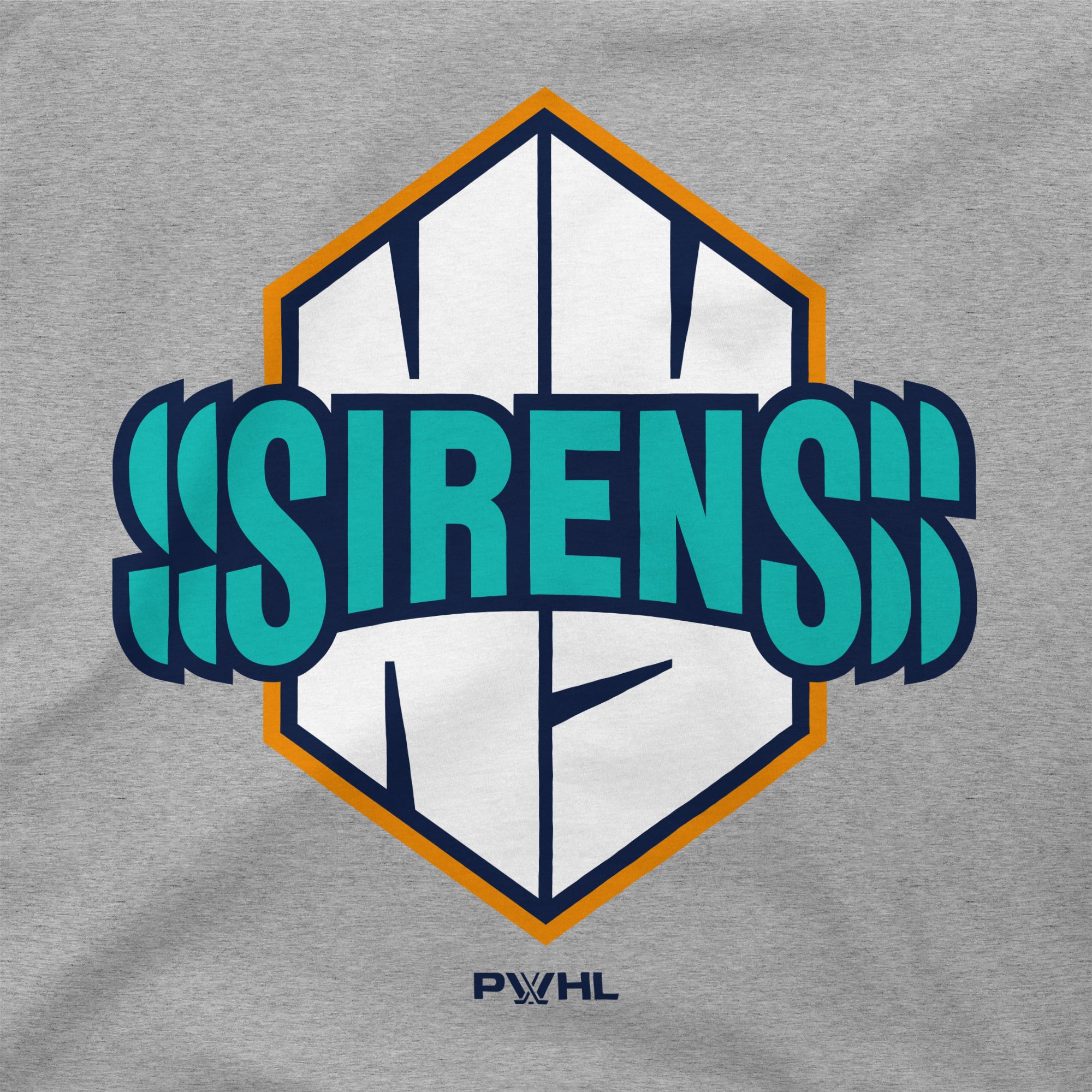 New York Sirens Unisex Stadium Essentials Logo T-Shirt - T-Shirt in Grey