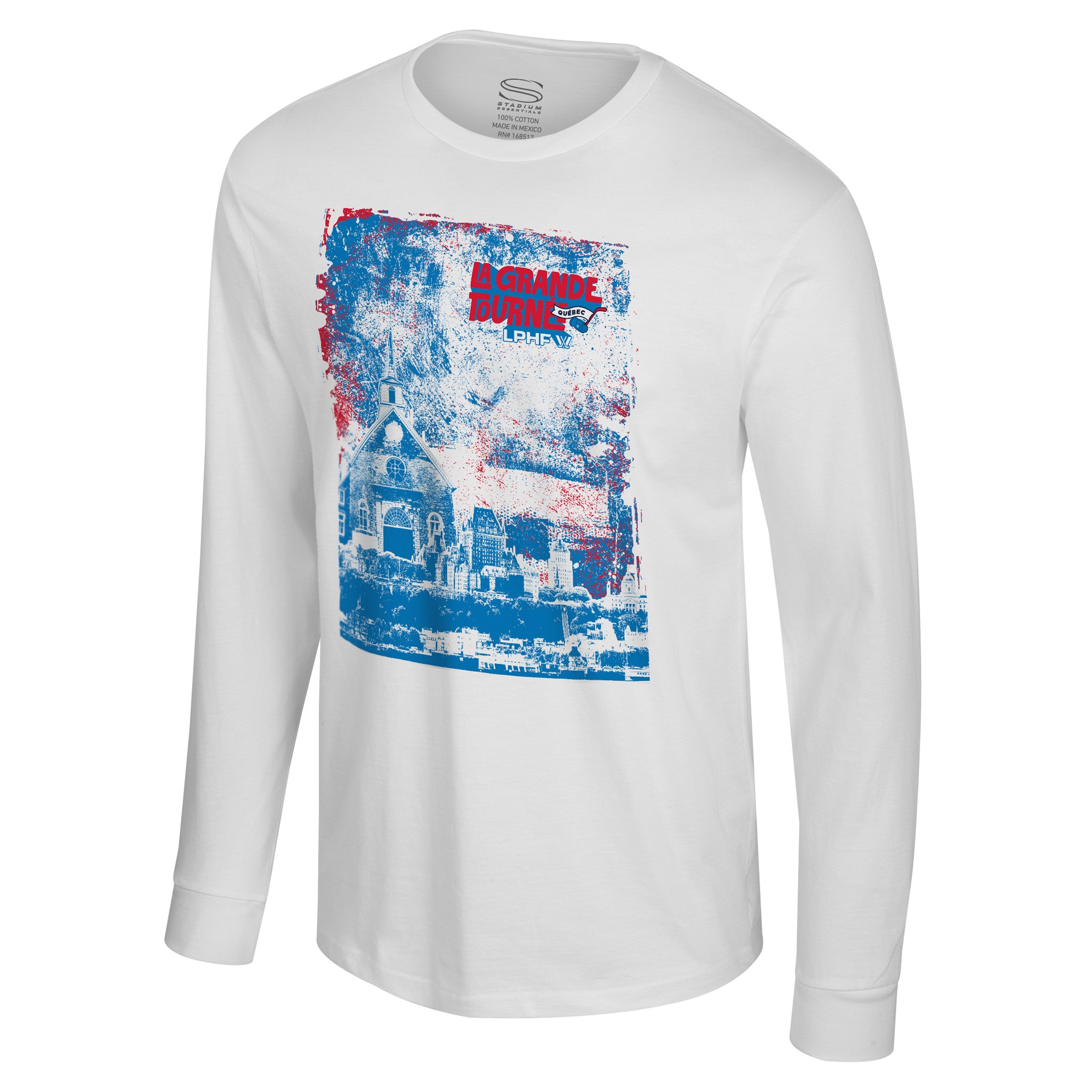 T-shirt à manches longues La Grande Tournée LPHF à Québec Stadium Essentials