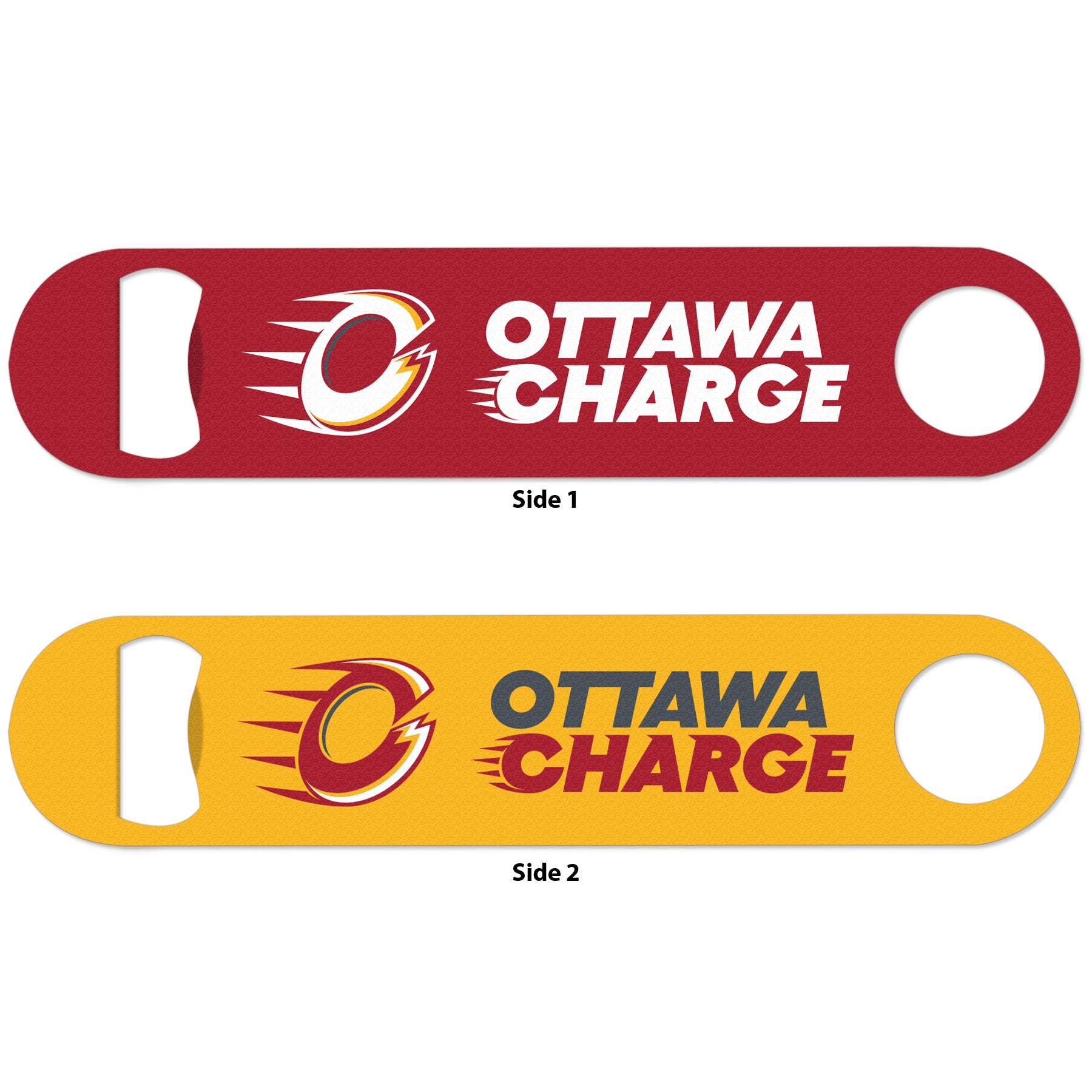 Ottawa Charge 2 Sided Metal Bottle Opener - Bottle Opener in