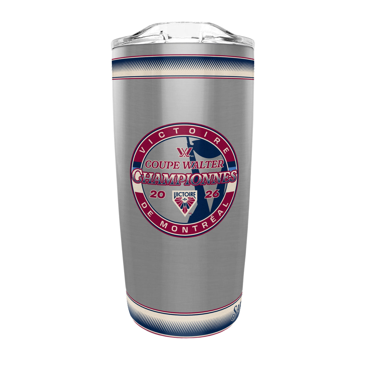 Montreal Victoire 2026 20 OZ Stainless Steel Tumbler - Walter Cup Champs - Drinkware in