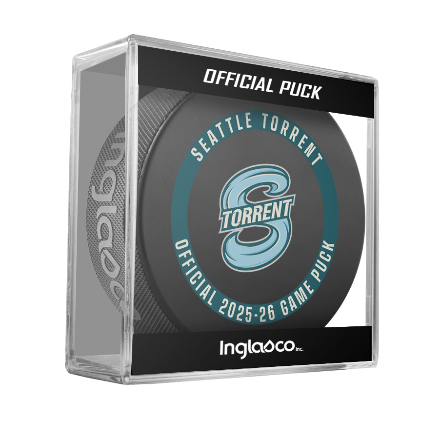 Seattle Torrent Officially Licensed 2025-2026 Game Puck Design In Cube