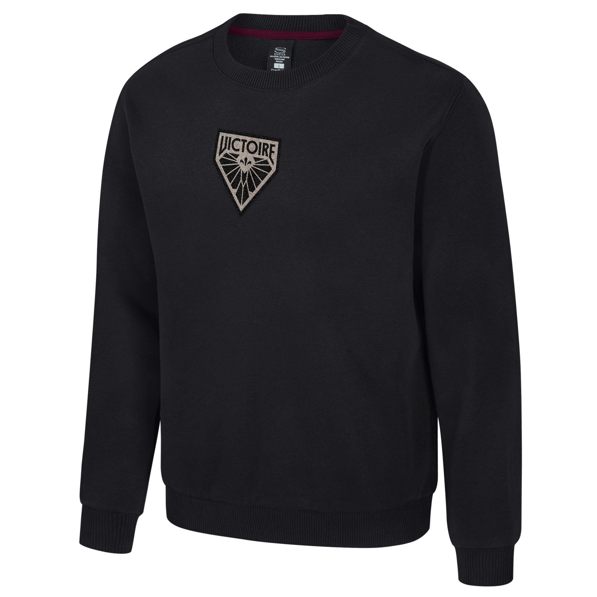 Adult Montreal Victoire Stadium Essentials Club Level Fleece Crew with Chenille Patch - Crewneck in S