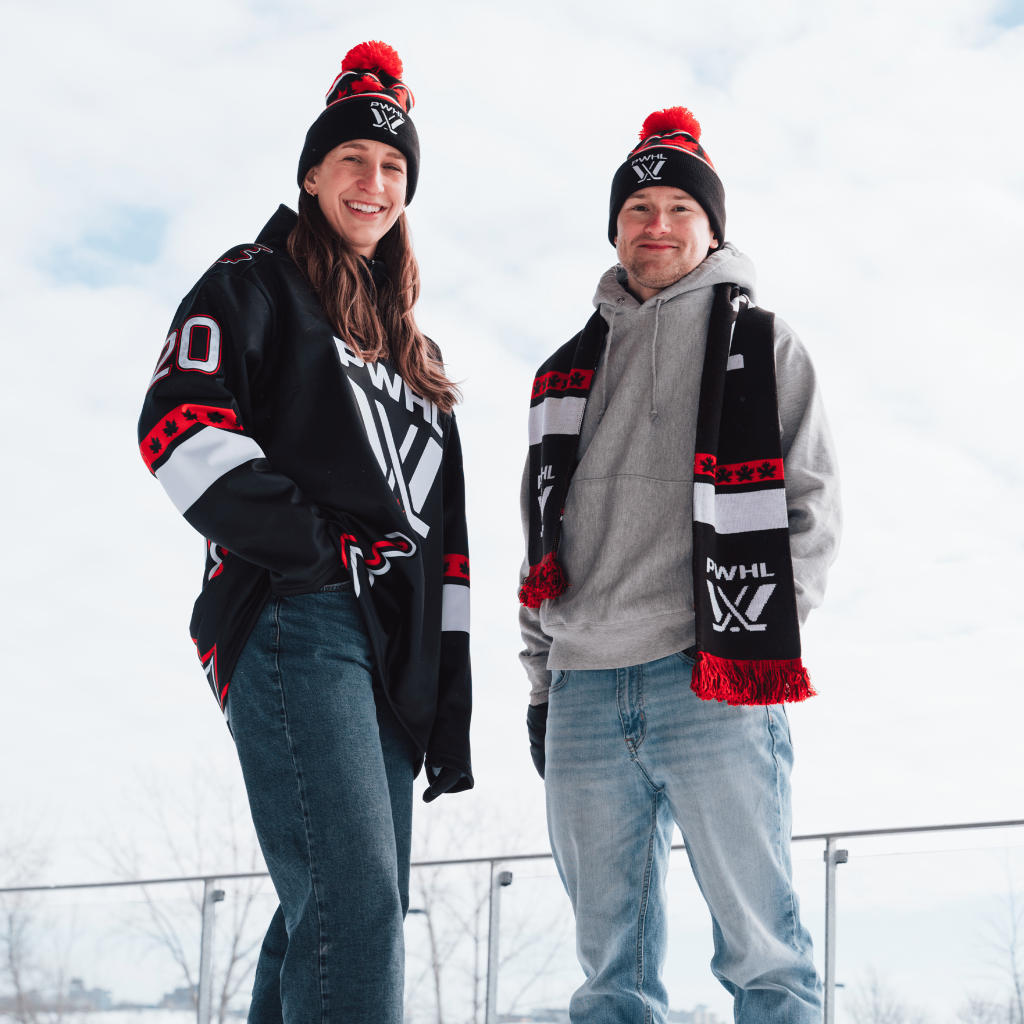 Team PWHL 2026 Canada Knit Pom Beanie - Hat in