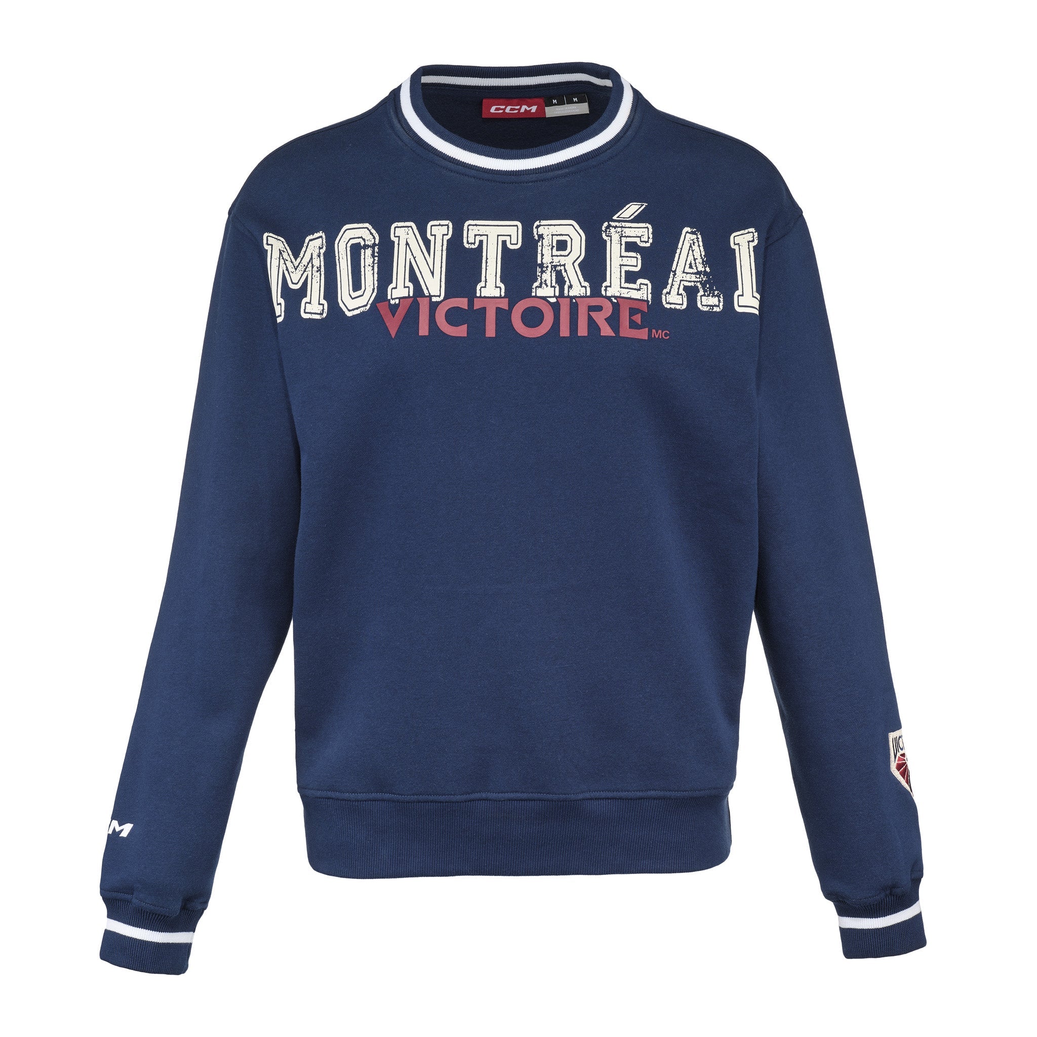 Women's Montreal Victoire CCM Wordmark Crew - Crewneck in S