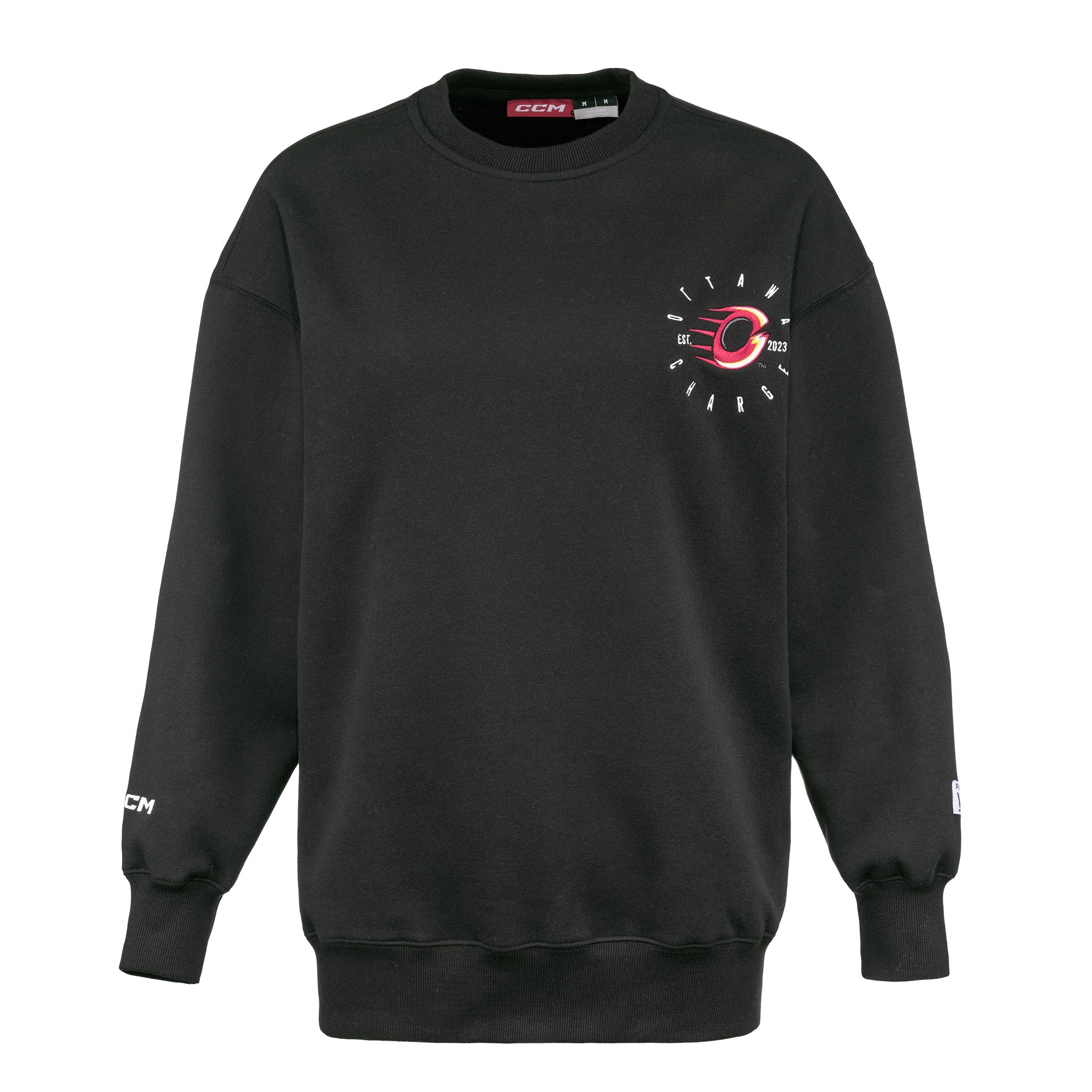 Women's Ottawa Charge CCM Circle Logo Oversized Crew - Crewneck in S