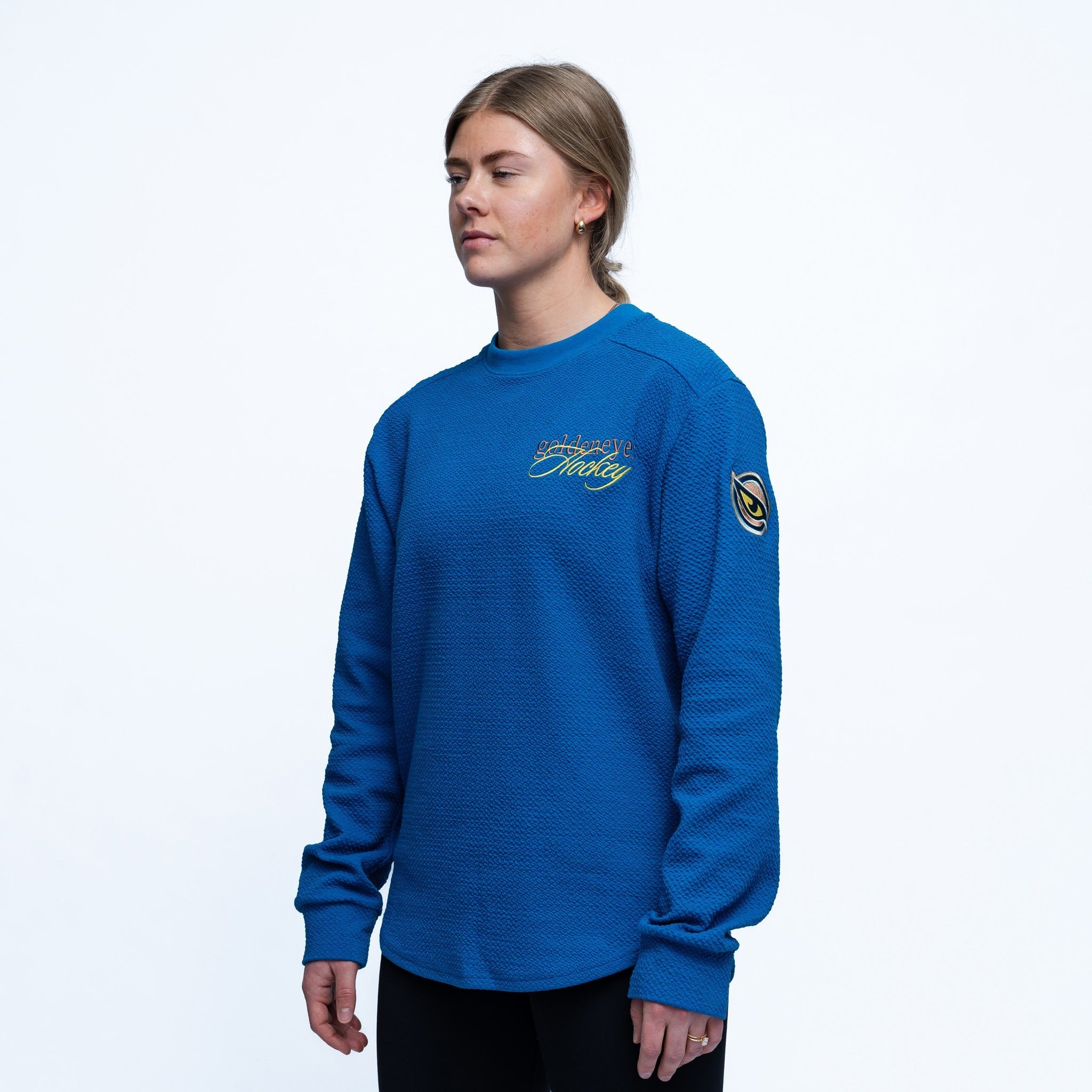 Adult Vancouver Goldeneyes Royalty Waffle Crew - Crewneck in XS