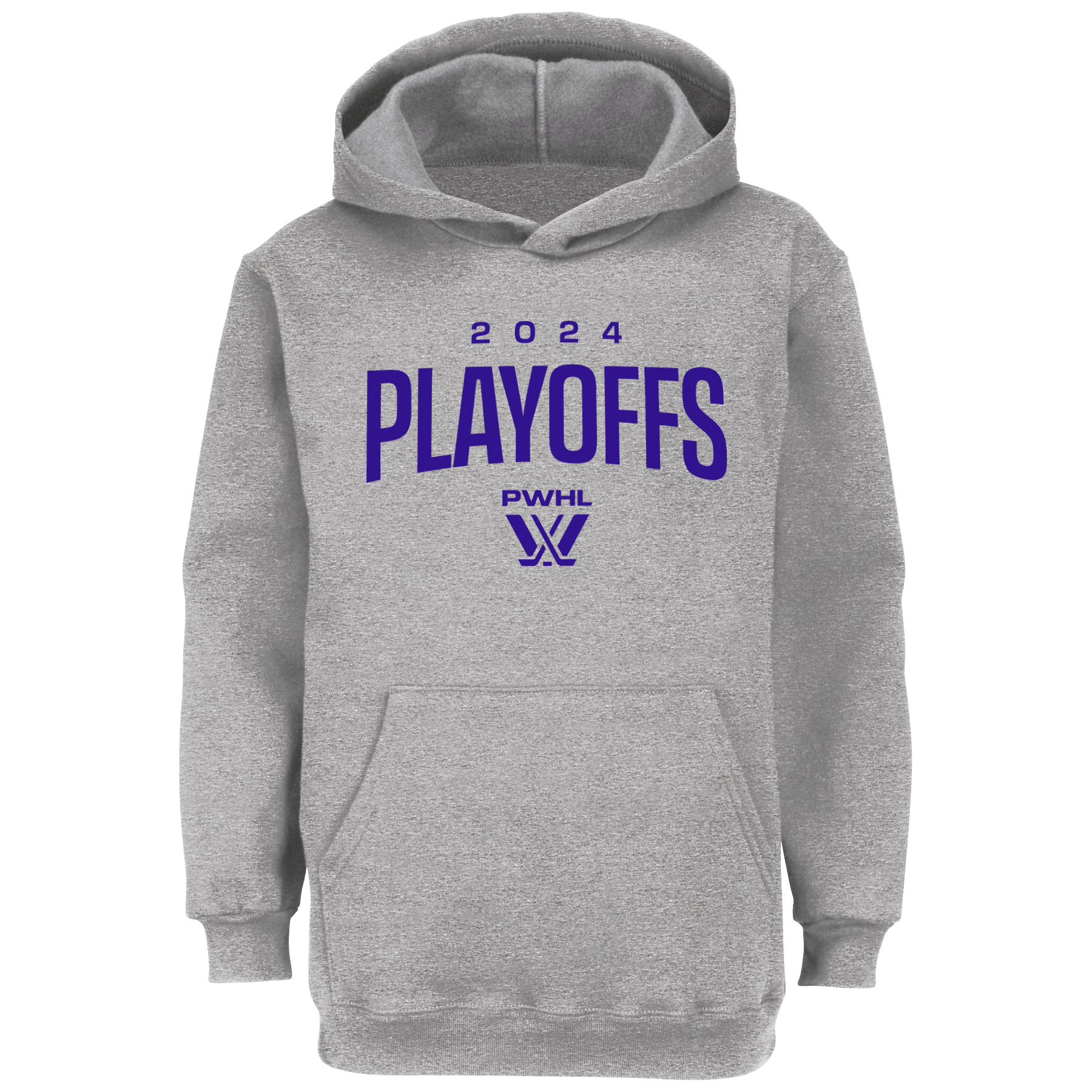 PWHL Playoffs Youth Hoodie - Hoodie in Grey
