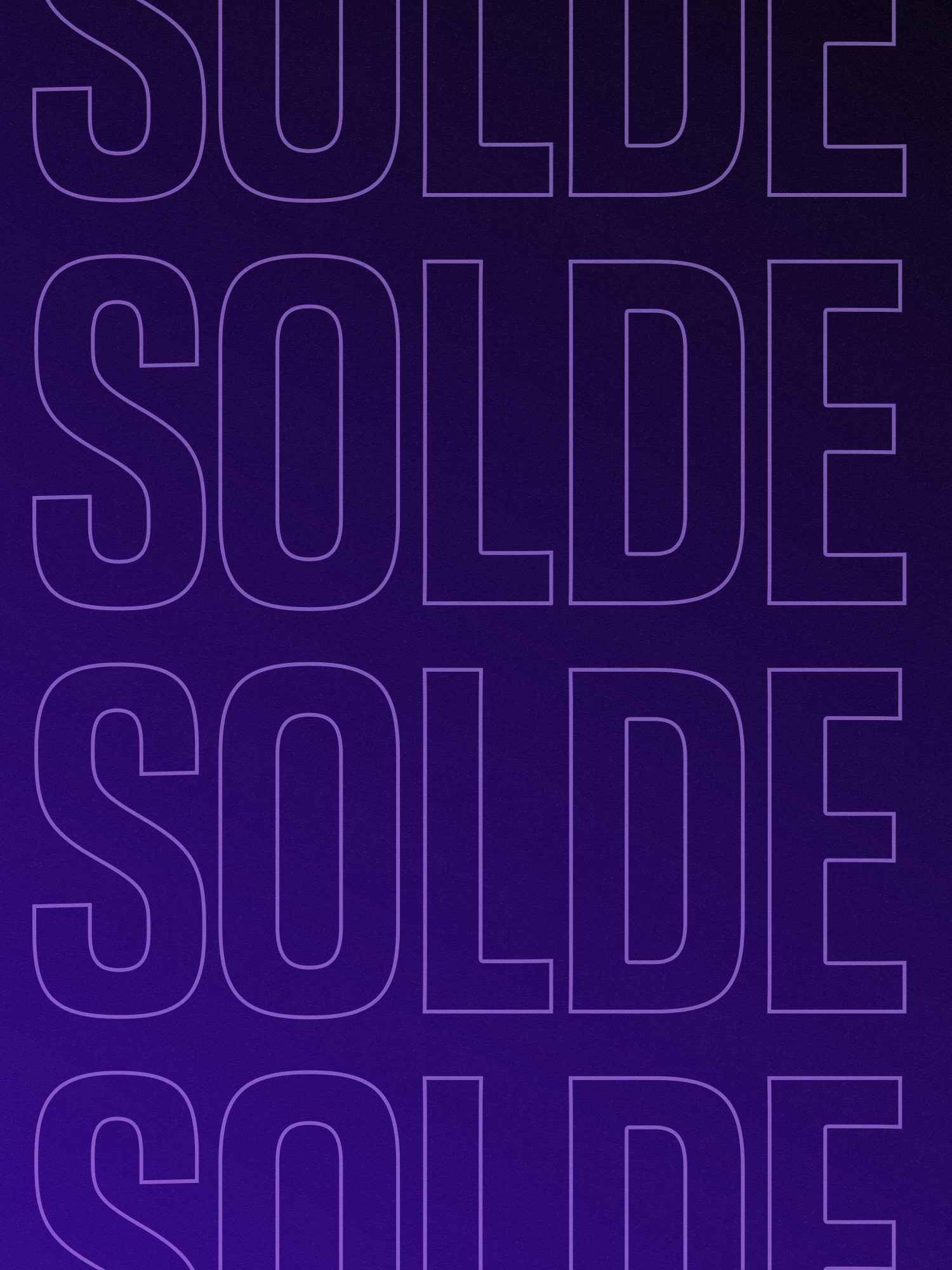 Repetitive text 'VENTE' on a dark blue background