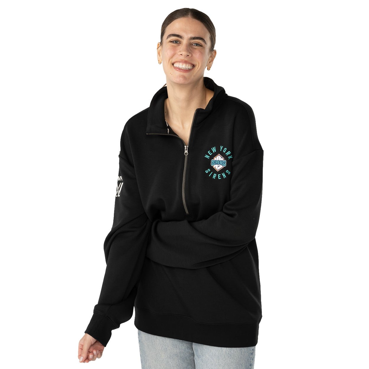 New York Sirens Adult Bauer Envoy Half Zip - Half Zip in S