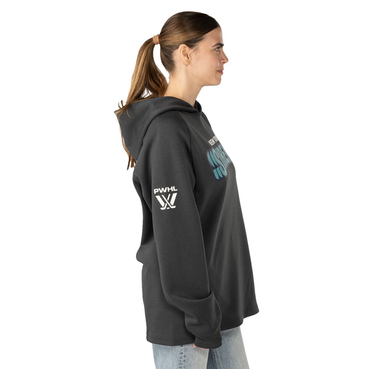 New York Sirens Frost Adult Bauer Pullover Hoodie - Hoodie in S