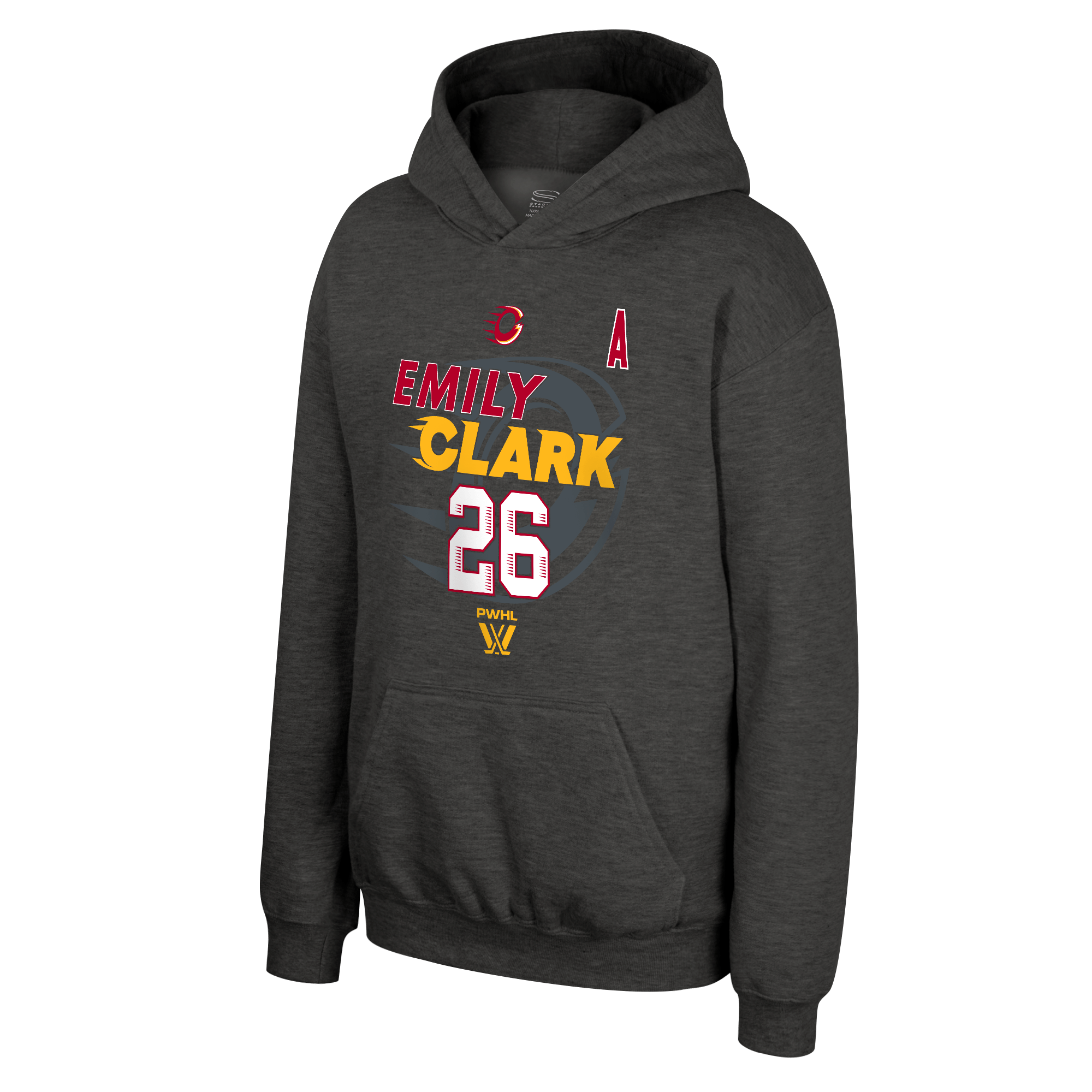 Ottawa Charge Youth Stadium Essentials Emily Clark 26 Hoodie - Hoodie in Charcoal